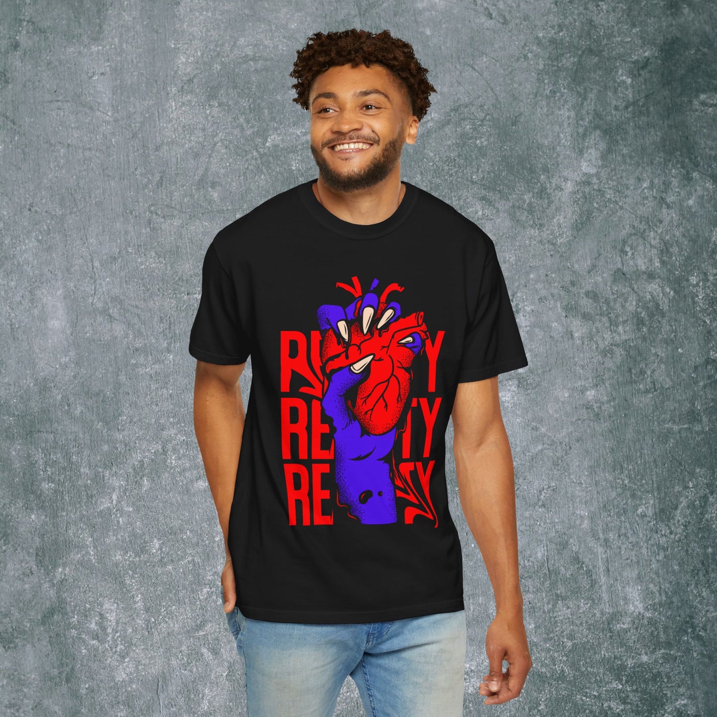 Vibrant Heart Unisex Garment-Dyed T-Shirt