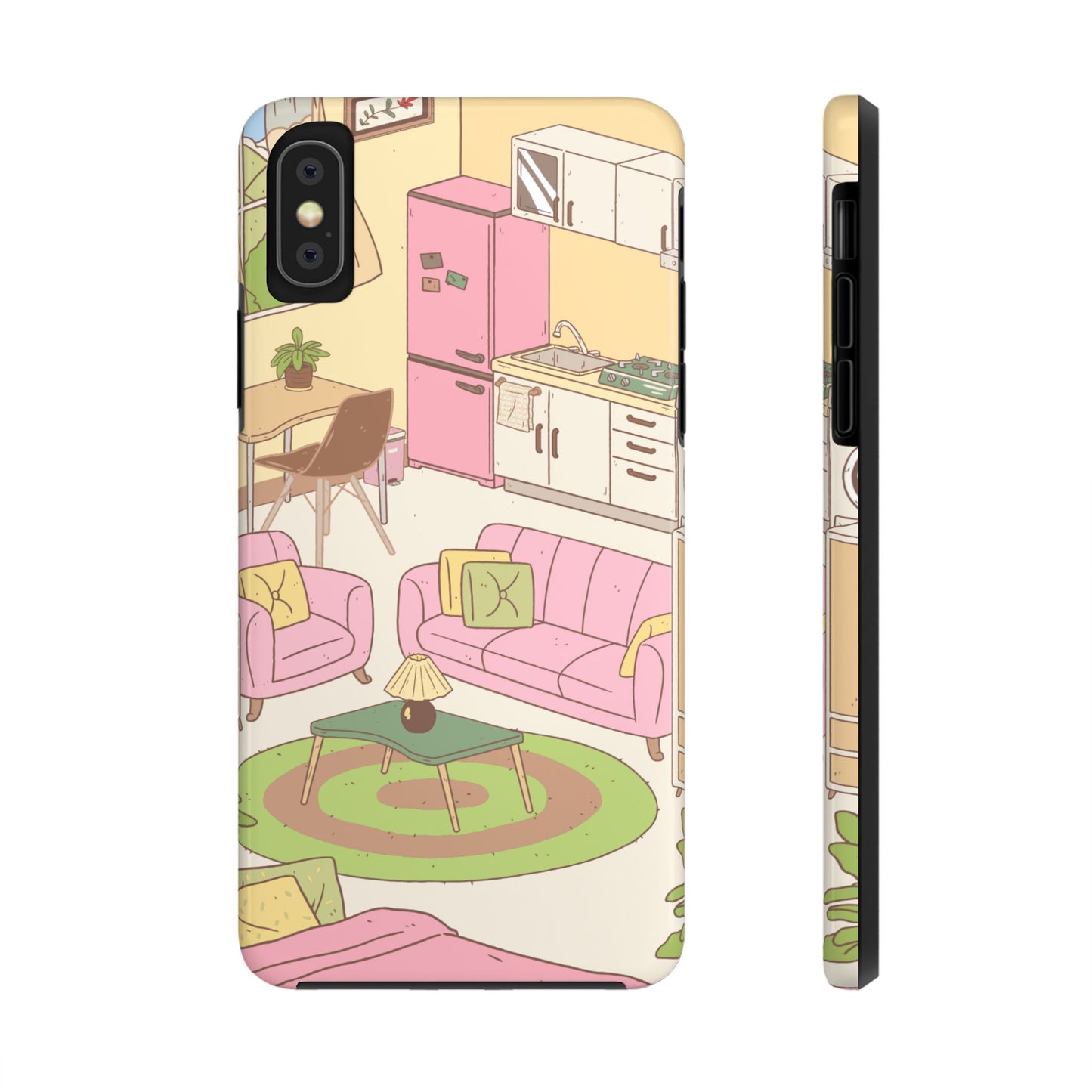 Cozy Home Vibes Tough Phone Case | Fun Living Room Design