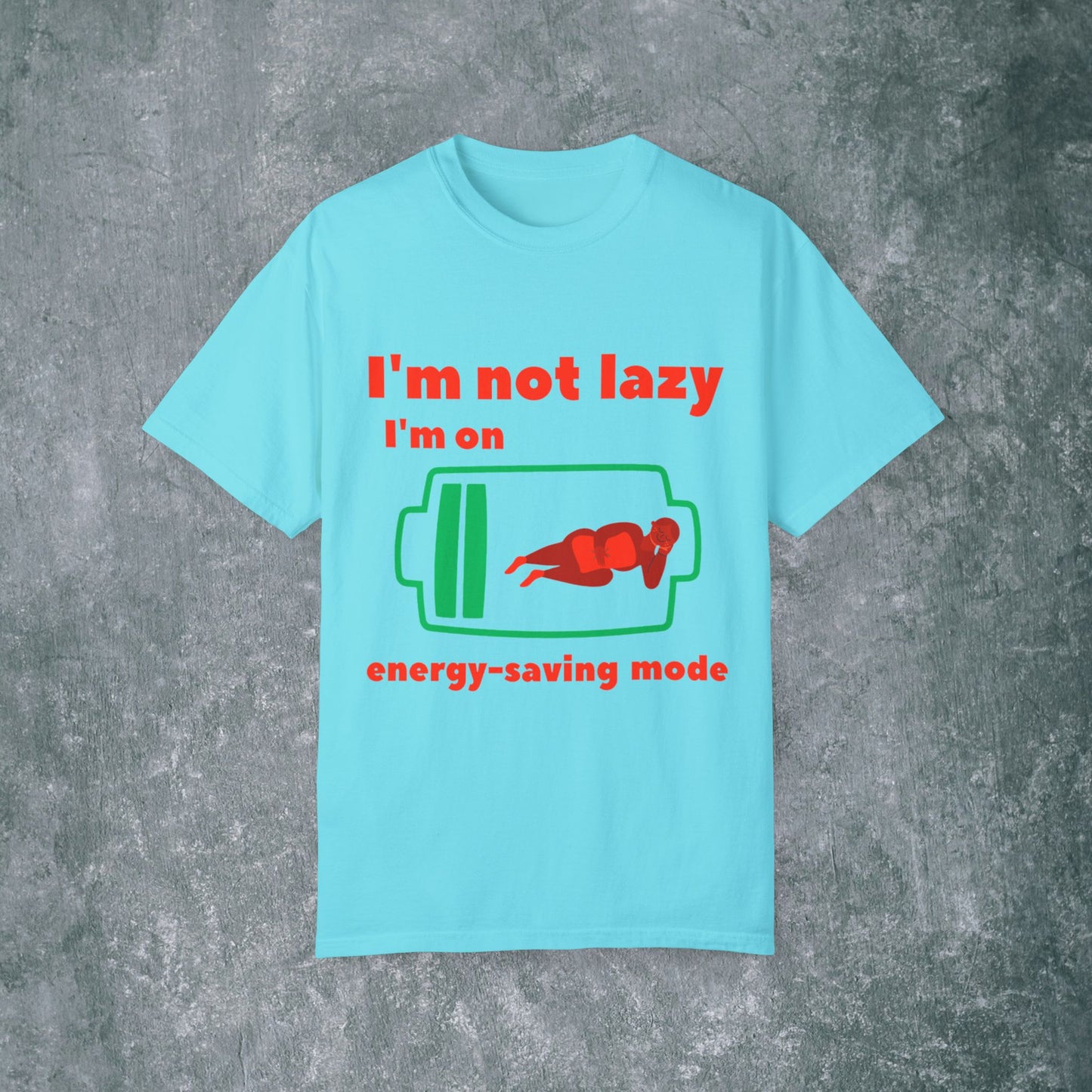 Unisex Energy-Saving Mode T-Shirt - Perfect for Lazy Days!