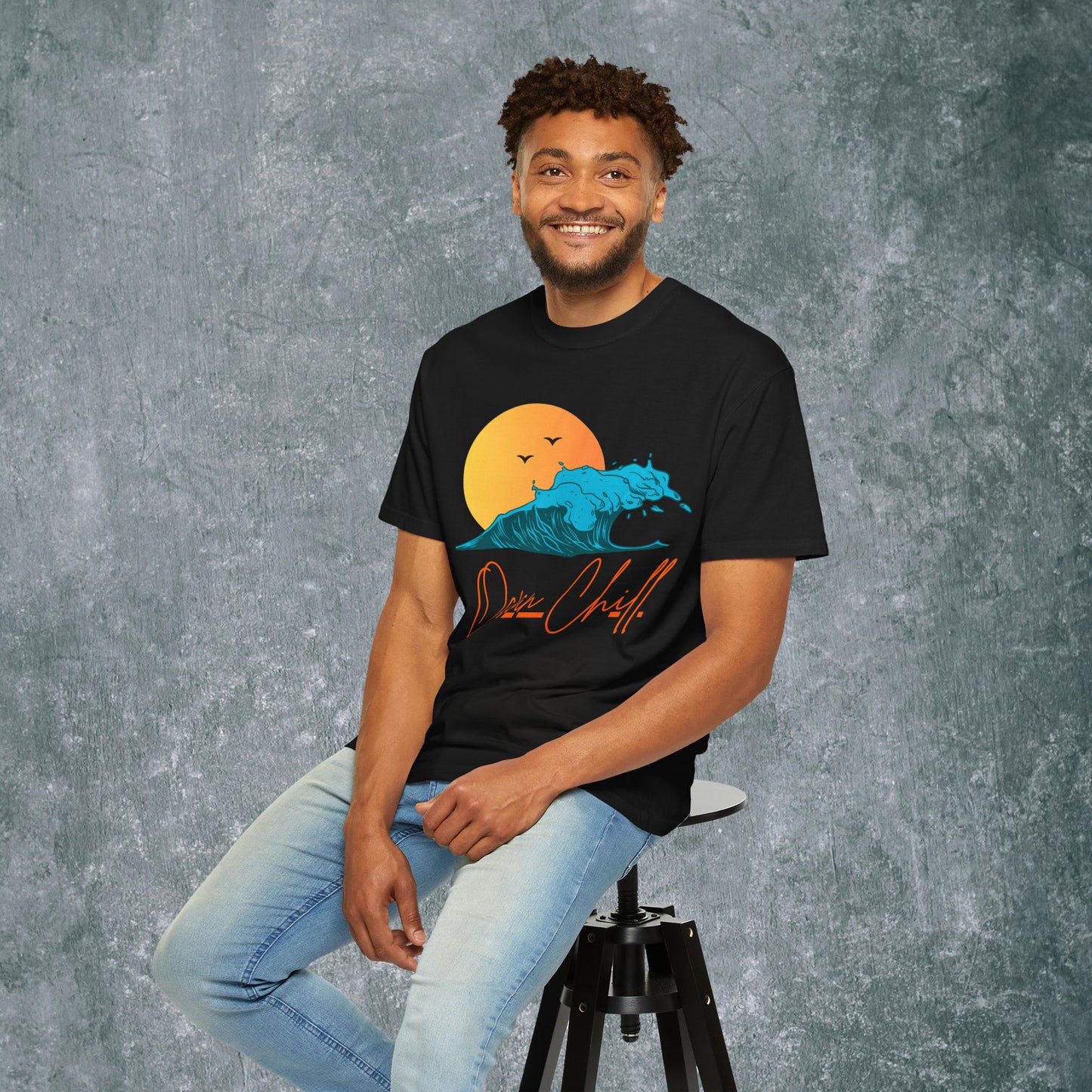 Ocean Chill Unisex Garment-Dyed T-shirt - Perfect Summer Vibe