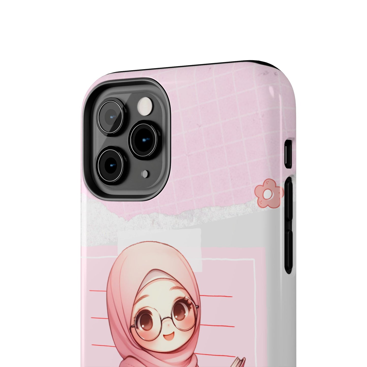 Cute Illustrated Phone Case for Girls - Stylish Tough Phone Cases with Floral Design