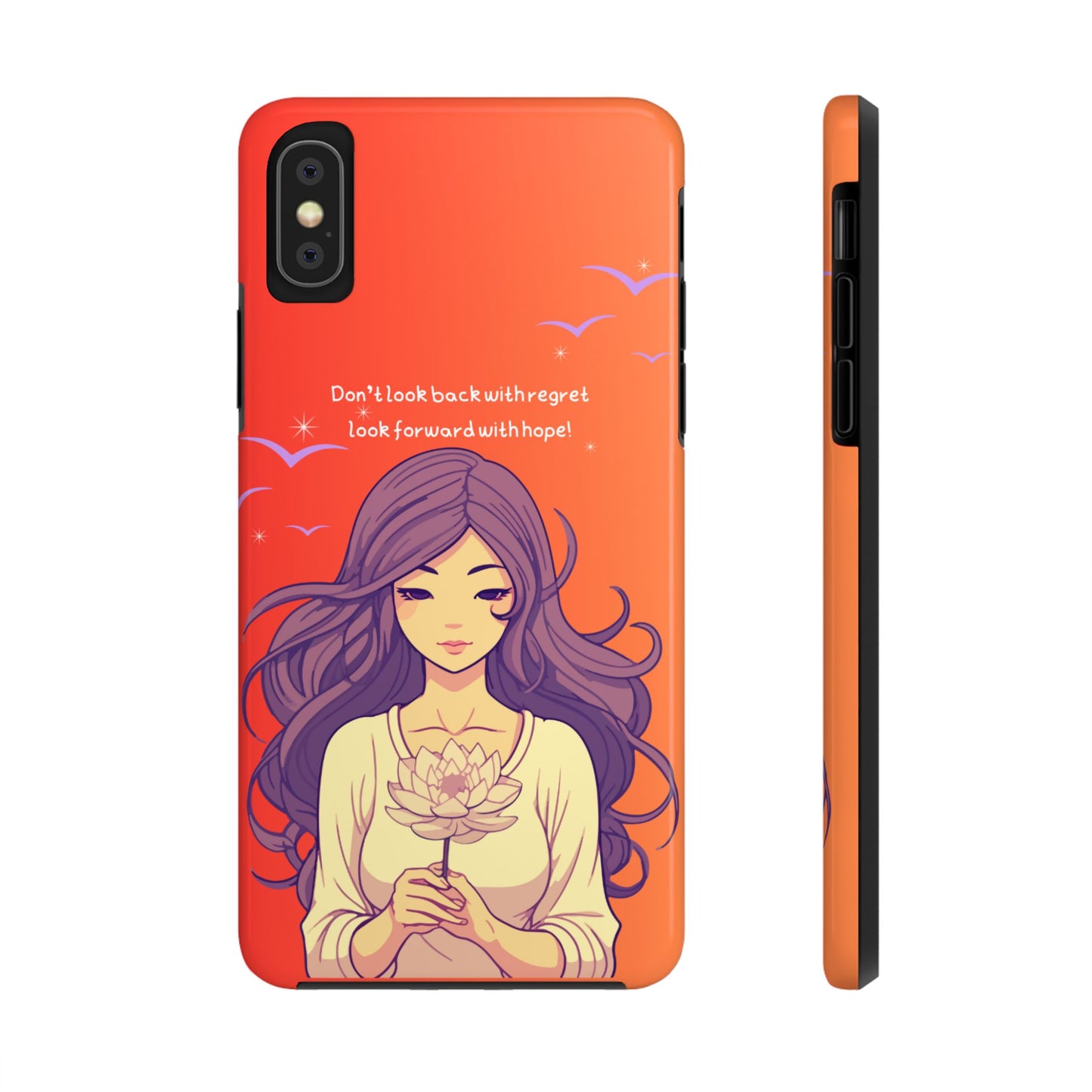 Inspirational Tough Phone Case - 'Look Forward with Hope' Design