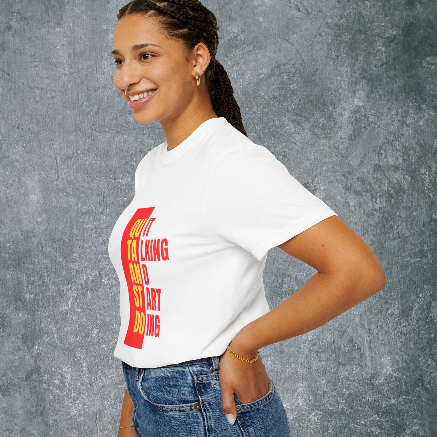 Unisex Garment-Dyed T-Shirt - Trendy Graphic Tee