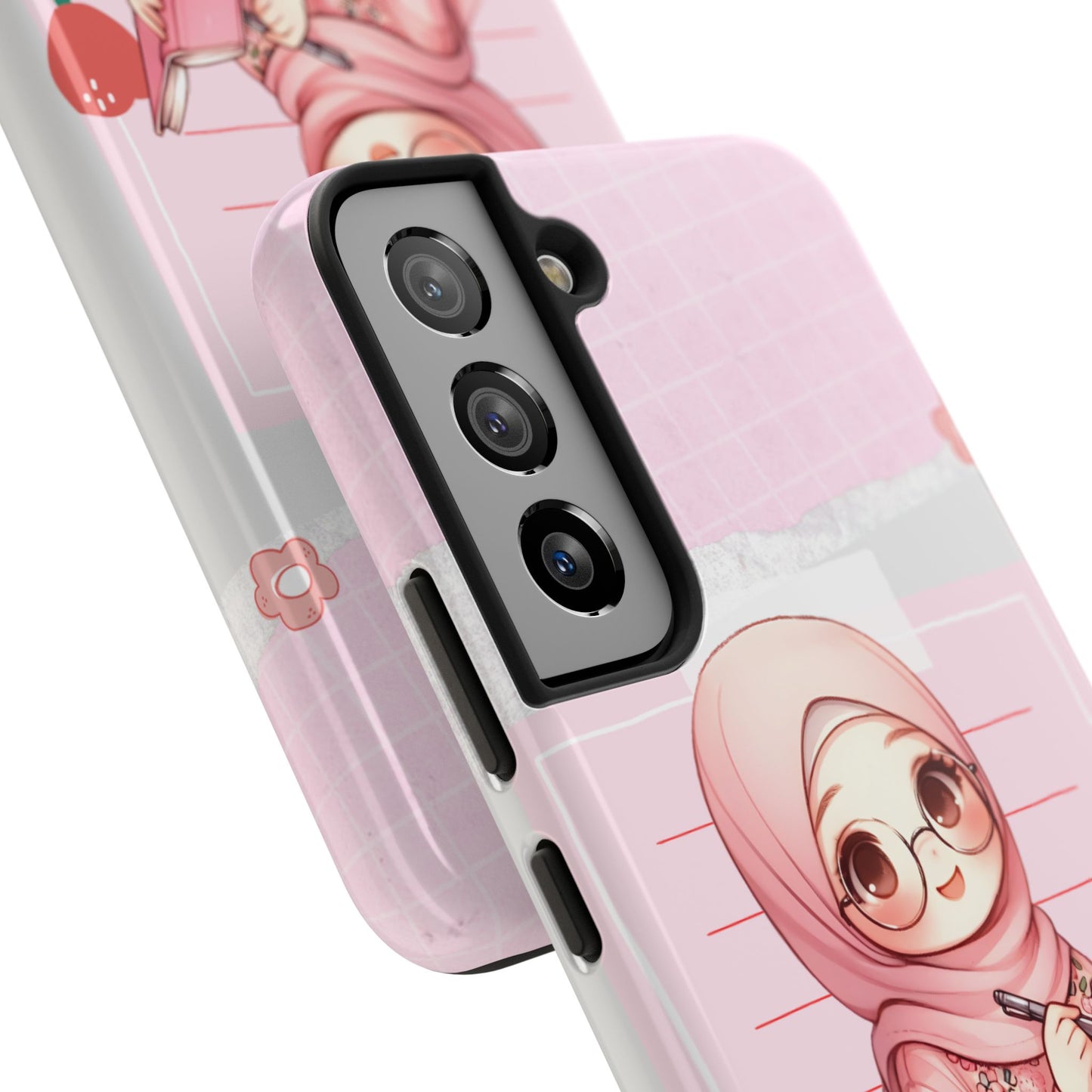 Cute Illustrated Phone Case for Girls - Stylish Tough Phone Cases with Floral Design