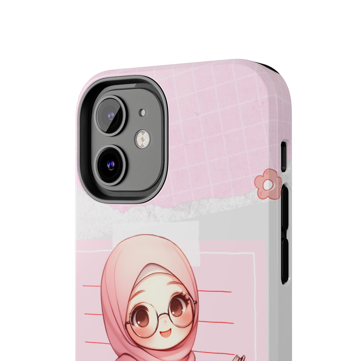 Cute Illustrated Phone Case for Girls - Stylish Tough Phone Cases with Floral Design