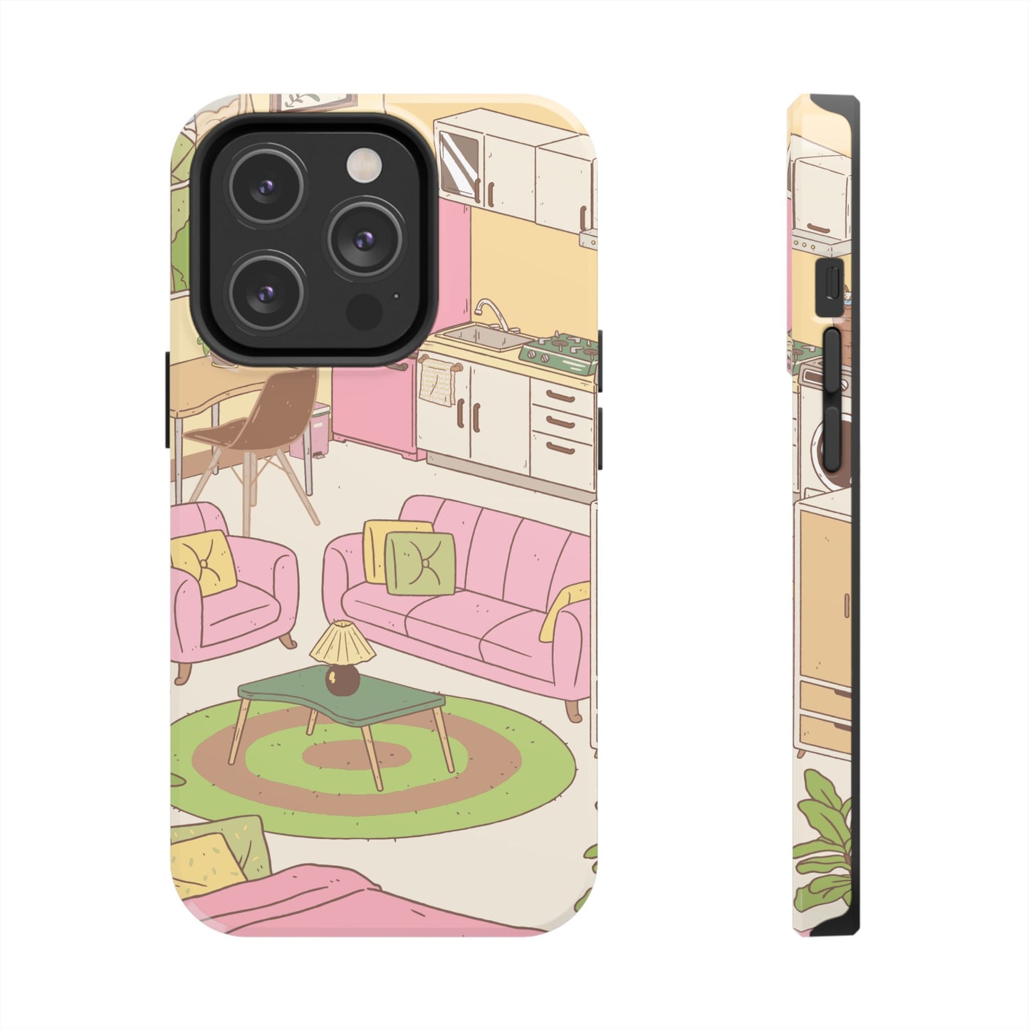 Cozy Home Vibes Tough Phone Case | Fun Living Room Design