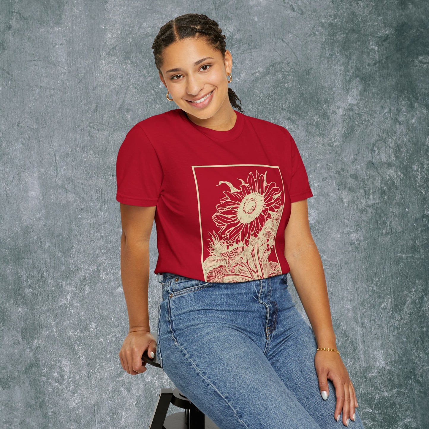 Homeland Floral Unisex Garment-Dyed T-Shirt