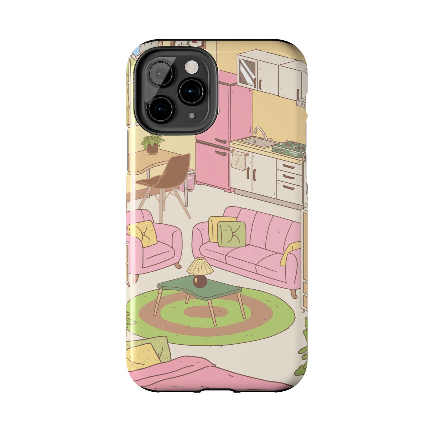 Cozy Home Vibes Tough Phone Case | Fun Living Room Design