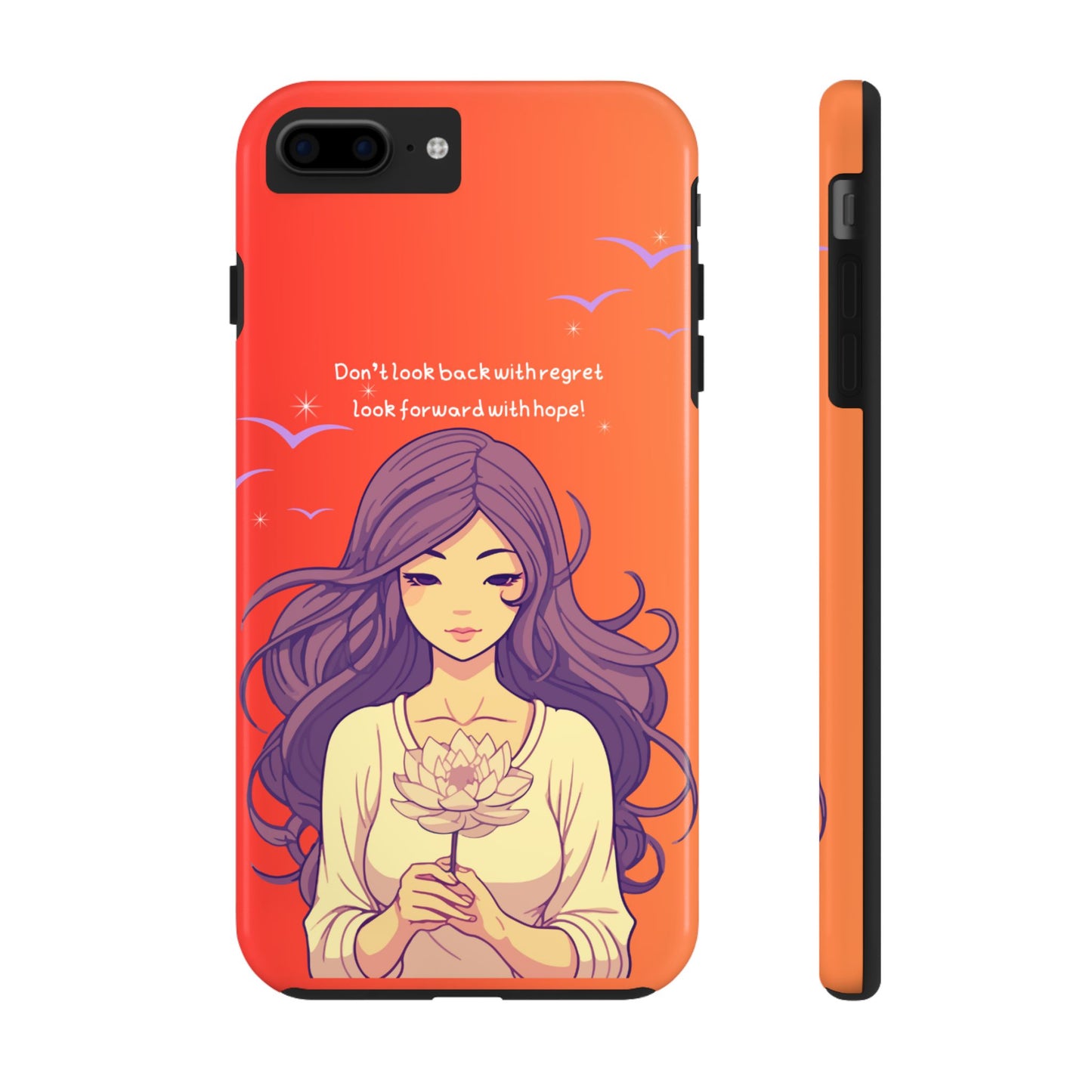 Inspirational Tough Phone Case - 'Look Forward with Hope' Design