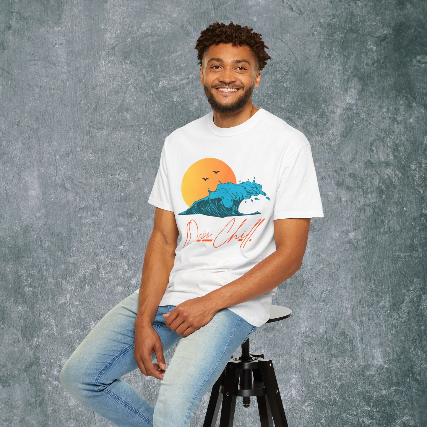 Ocean Chill Unisex Garment-Dyed T-shirt - Perfect Summer Vibe