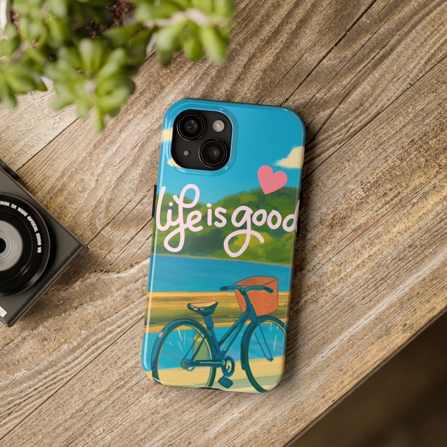 Vibrant Bicycle Design - Phone Case