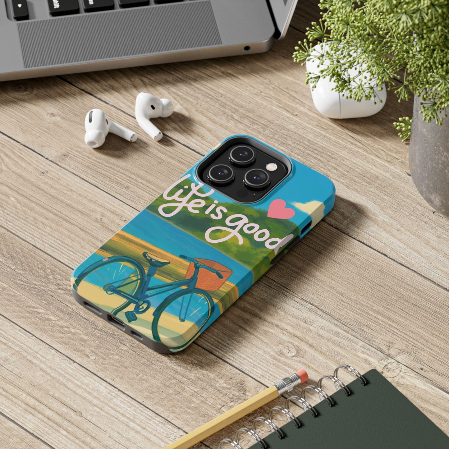 Vibrant Bicycle Design - Phone Case