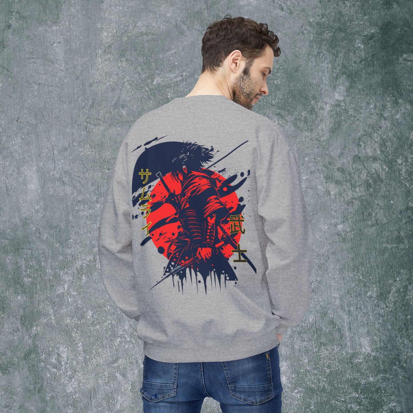 Samurai Graphic Crewneck Sweatshirt