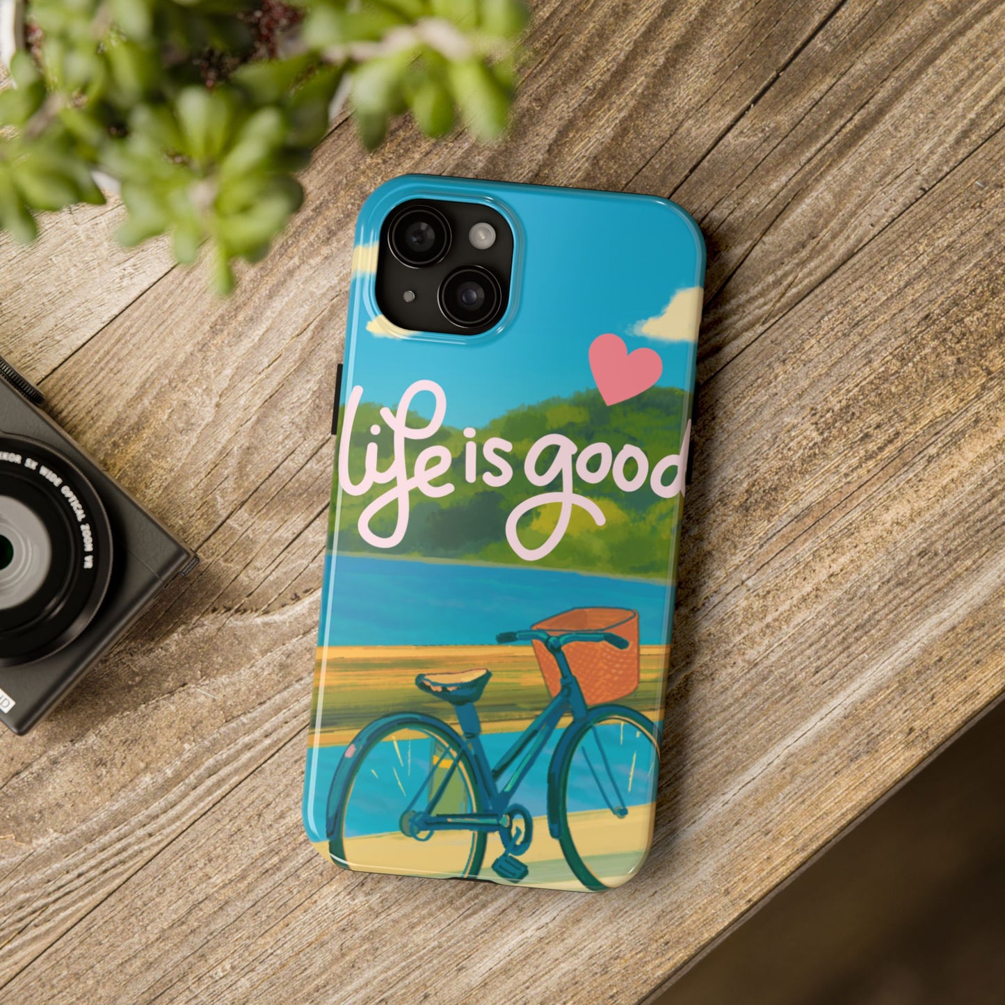 Vibrant Bicycle Design - Phone Case