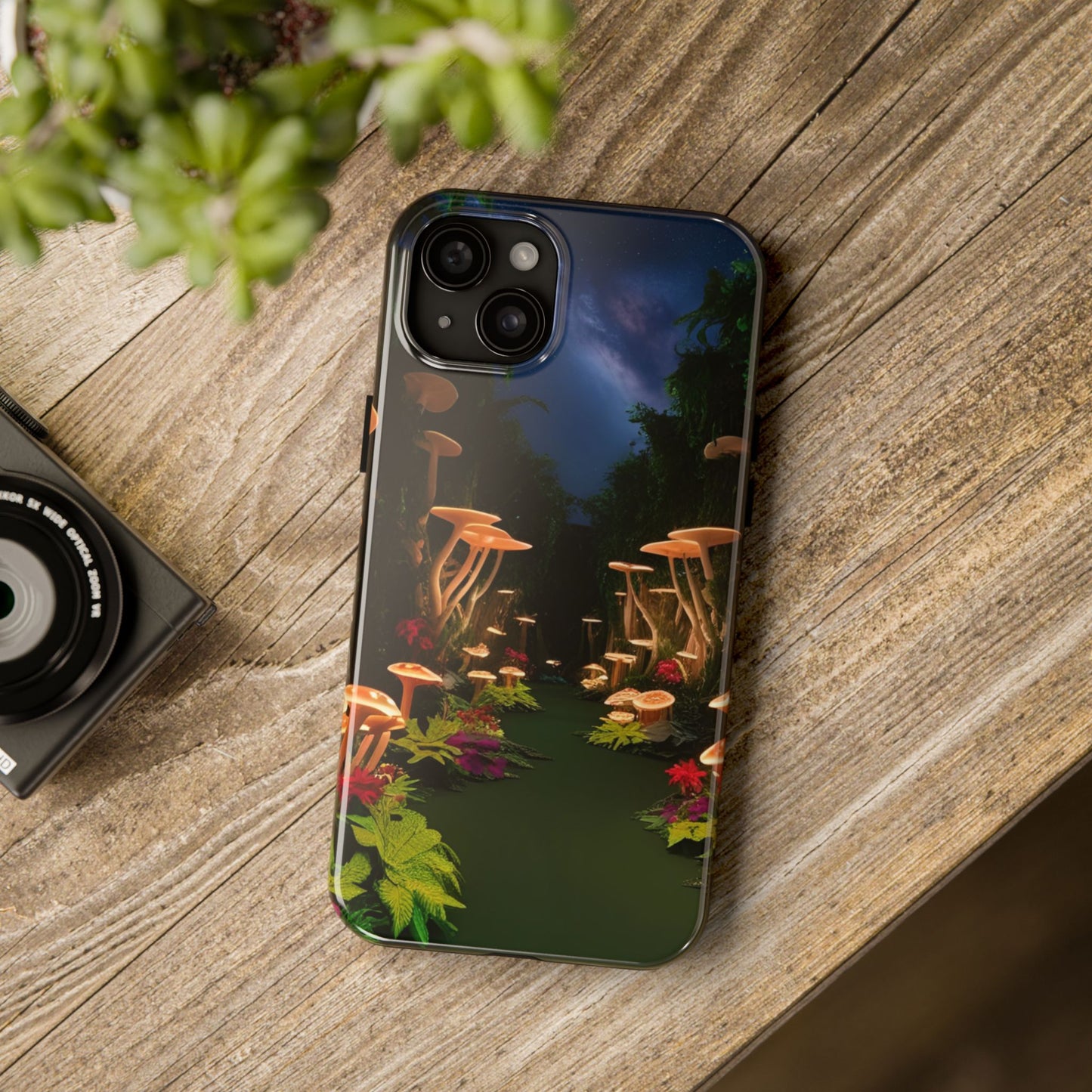 Mushroom Forest Tough Phone Case