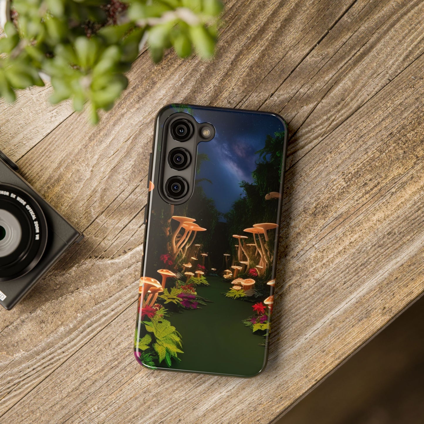 Mushroom Forest Tough Phone Case