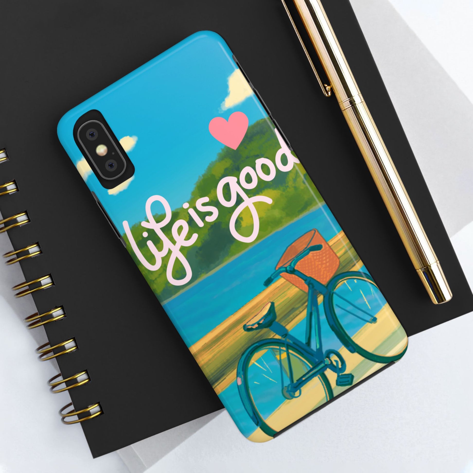 Vibrant Bicycle Design - Phone Case