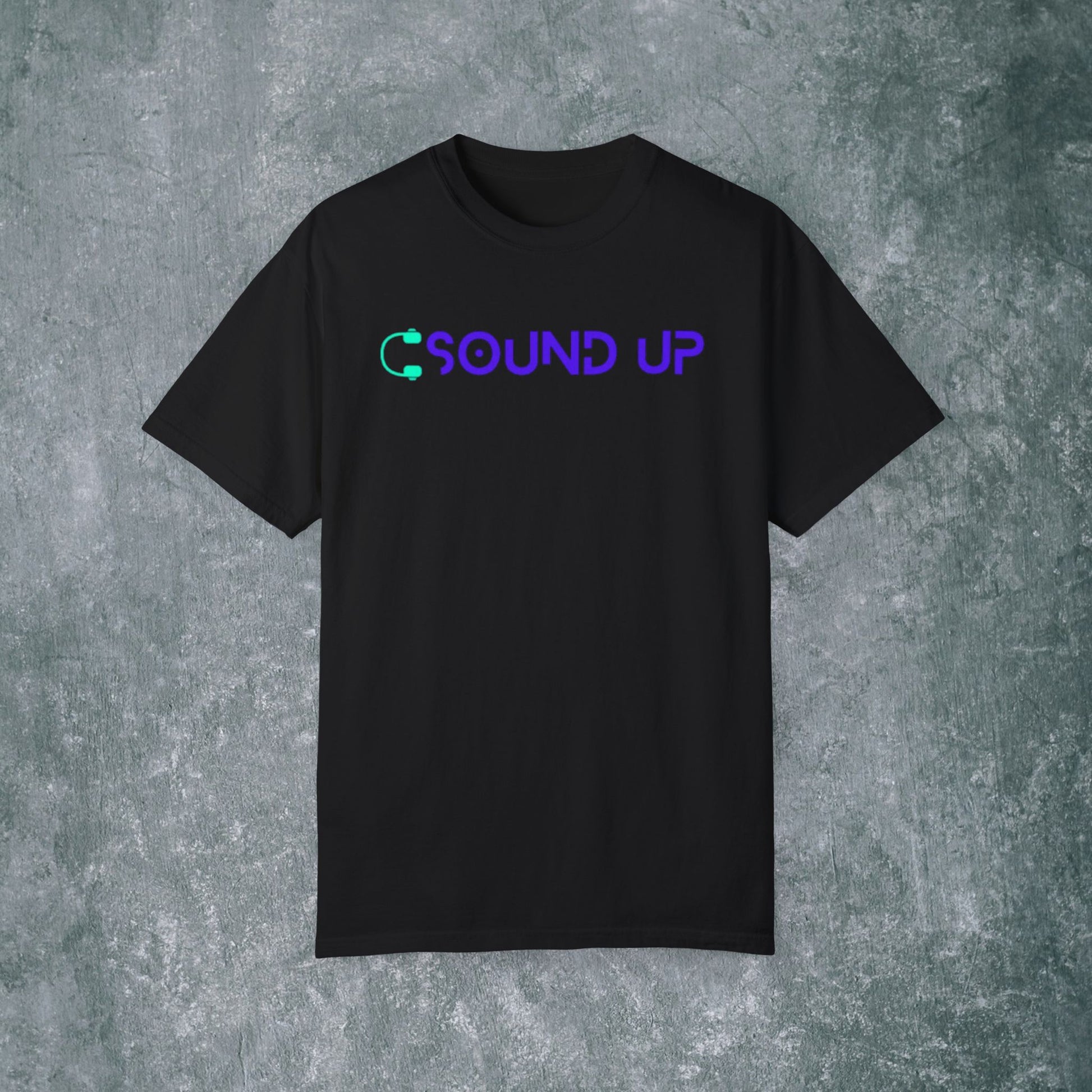 Sound Up T-Shirt for Music Lovers - With Back Print
