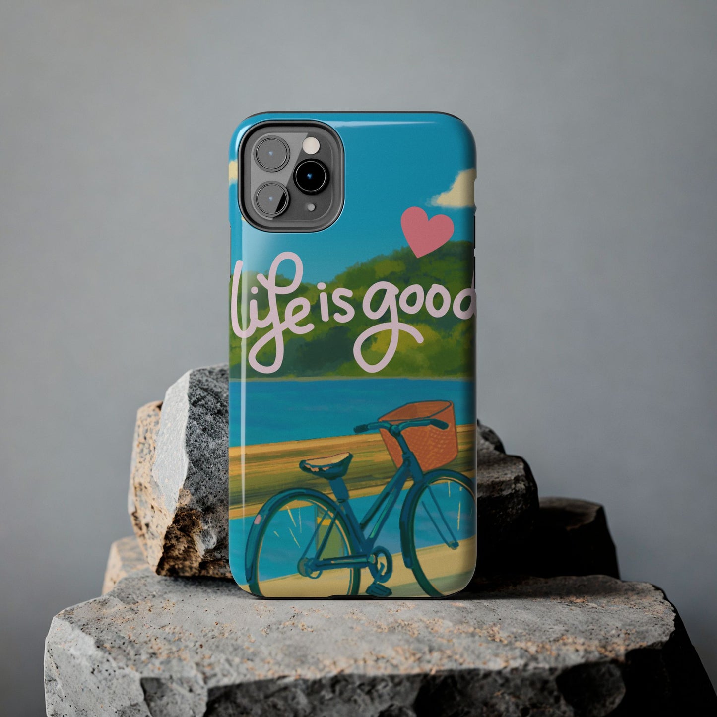 Vibrant Bicycle Design - Phone Case