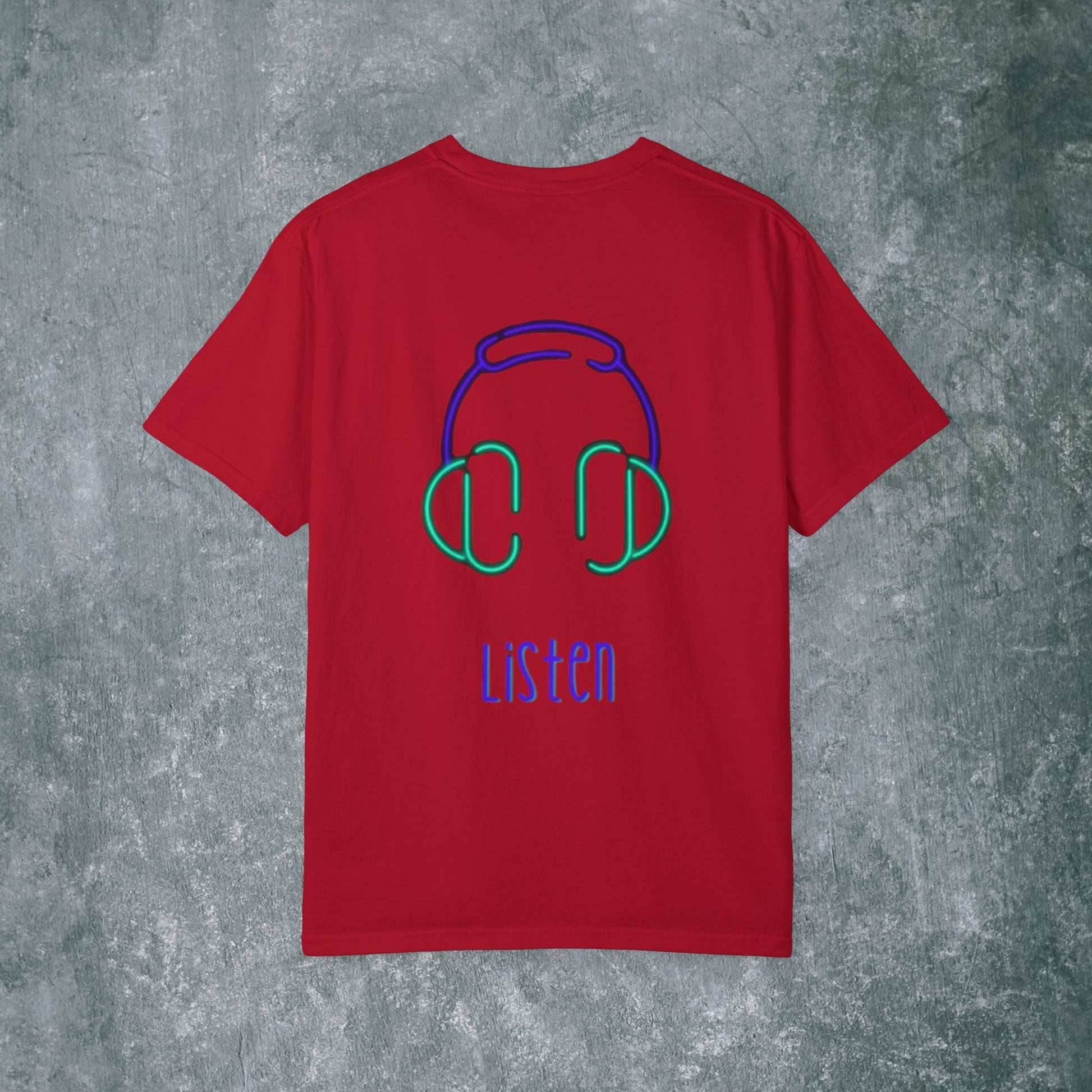 Sound Up T-Shirt for Music Lovers - With Back Print
