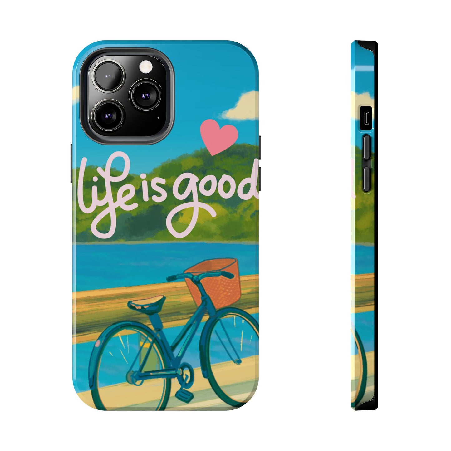 Vibrant Bicycle Design - Phone Case