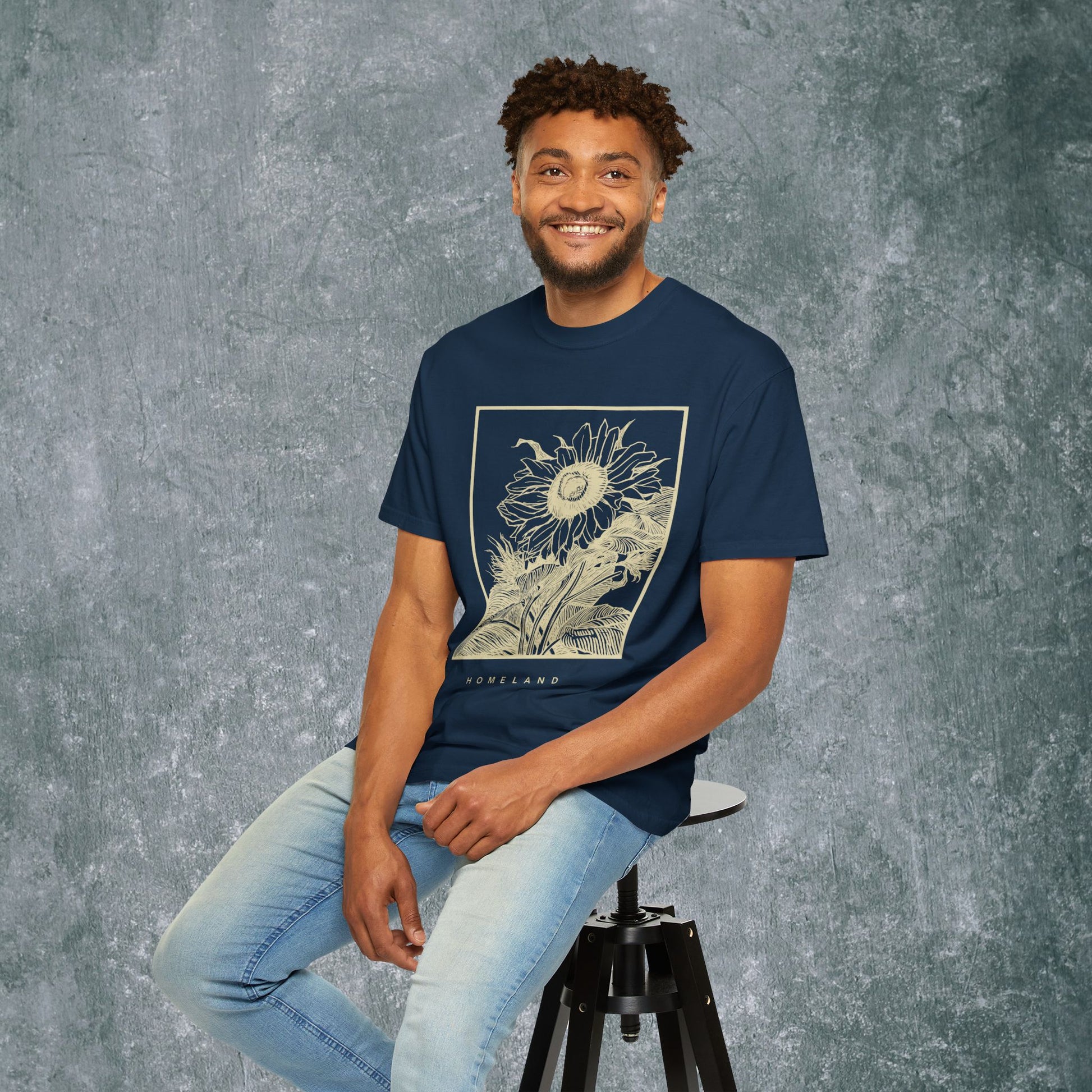 Homeland Floral Unisex Garment-Dyed T-Shirt