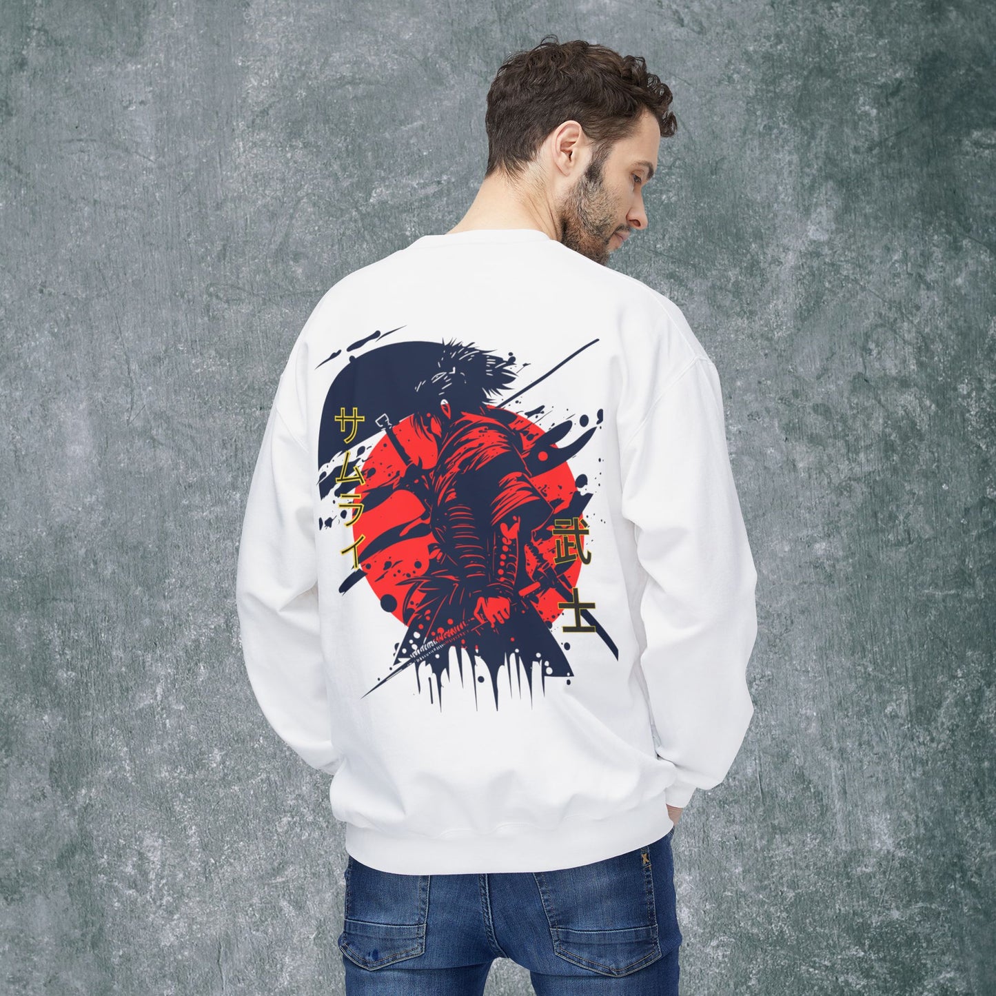 Samurai Graphic Crewneck Sweatshirt