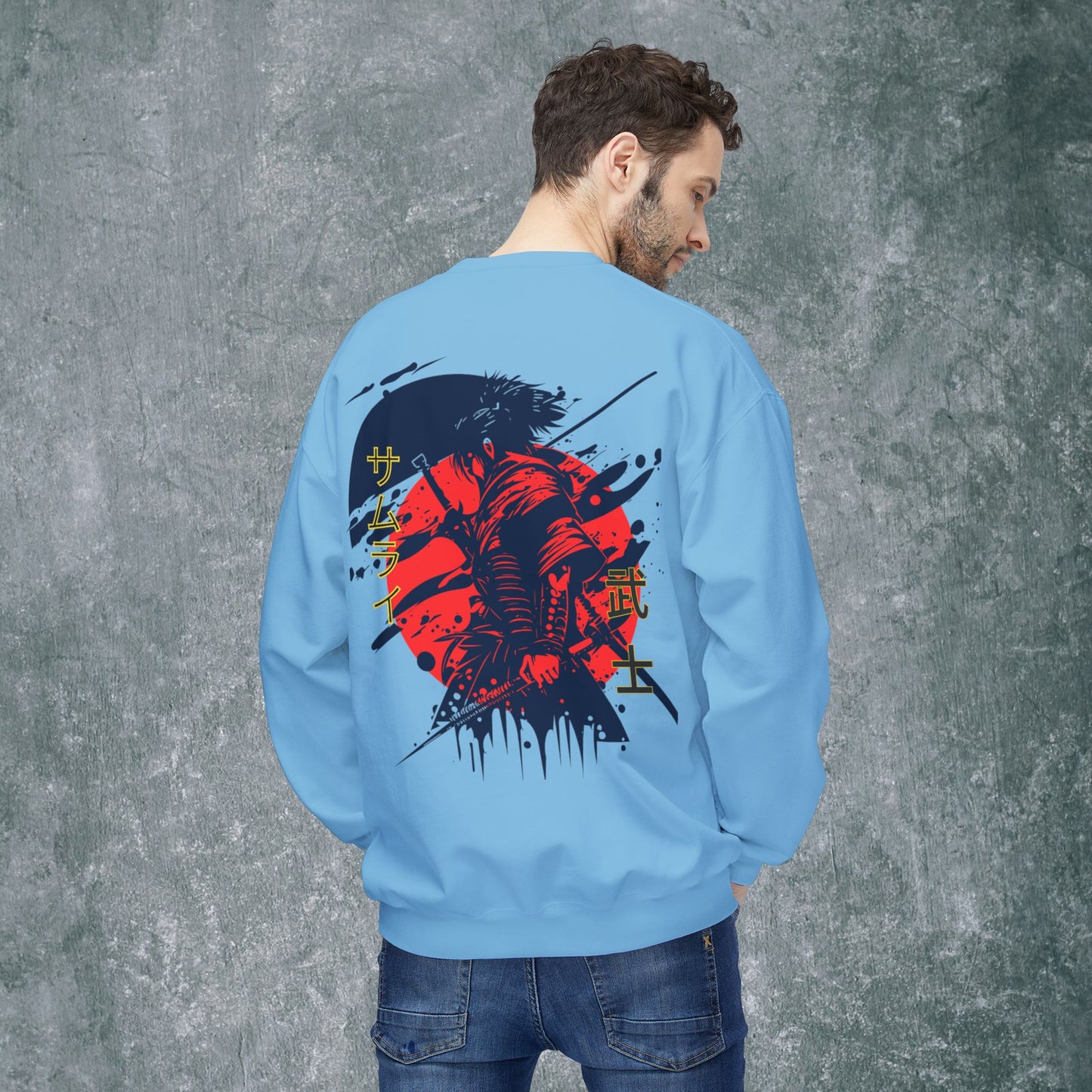 Samurai Graphic Crewneck Sweatshirt