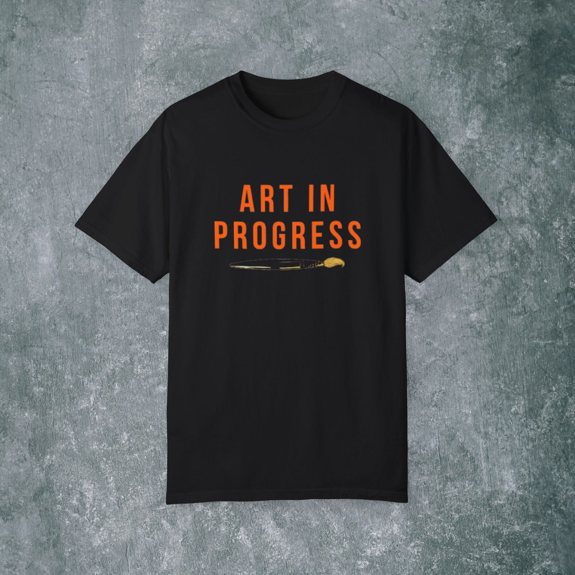 Art in Progress T-Shirt - Creative Expression Tee - With Back Print