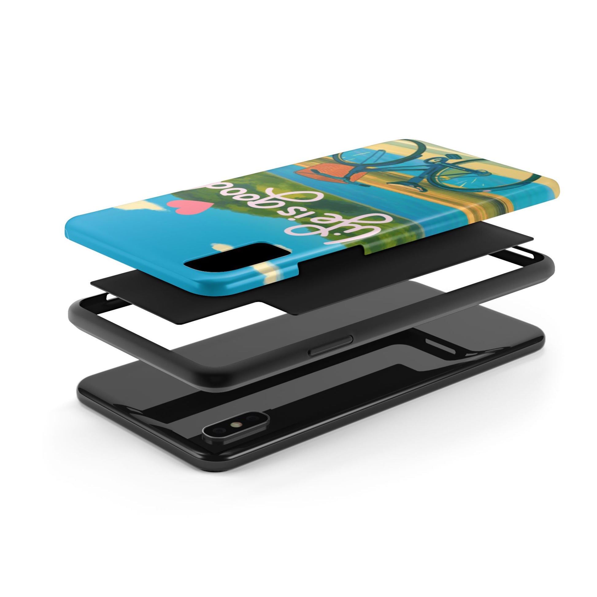Vibrant Bicycle Design - Phone Case