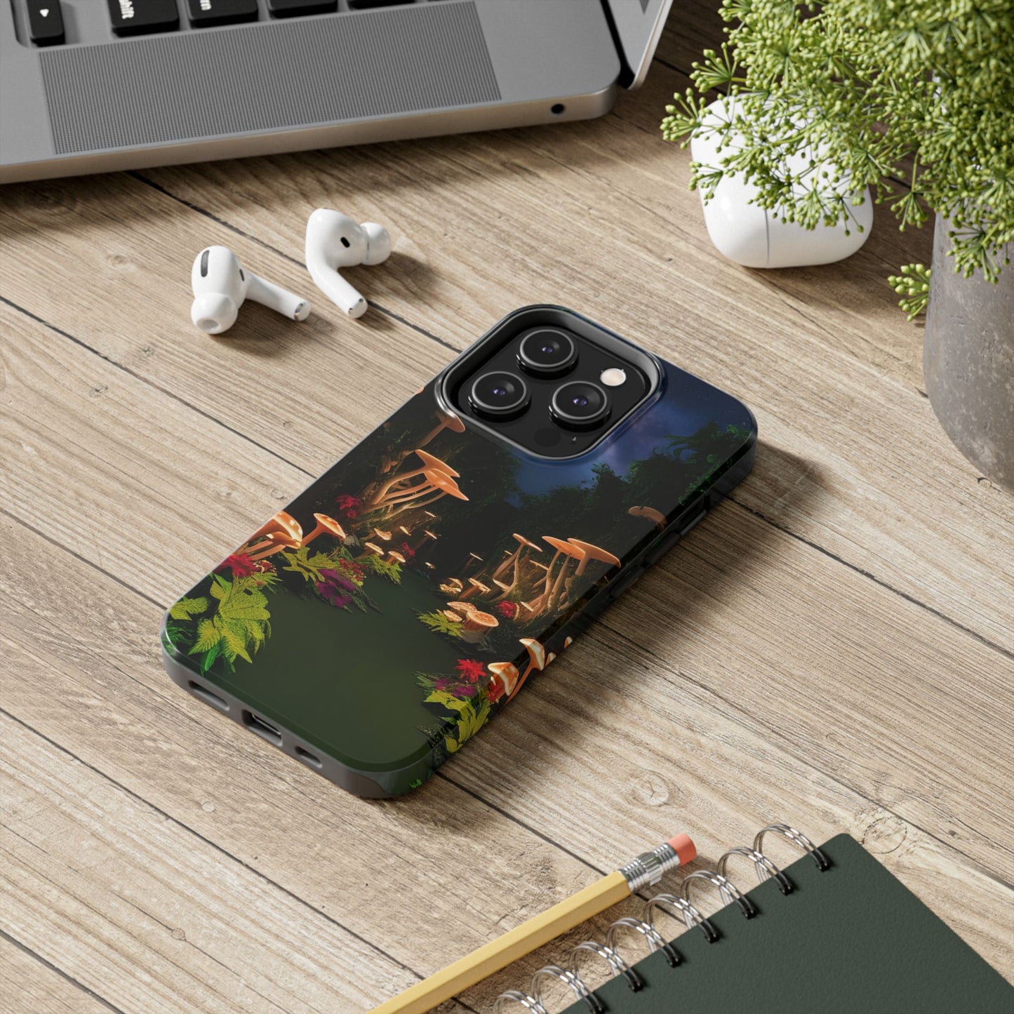 Mushroom Forest Tough Phone Case