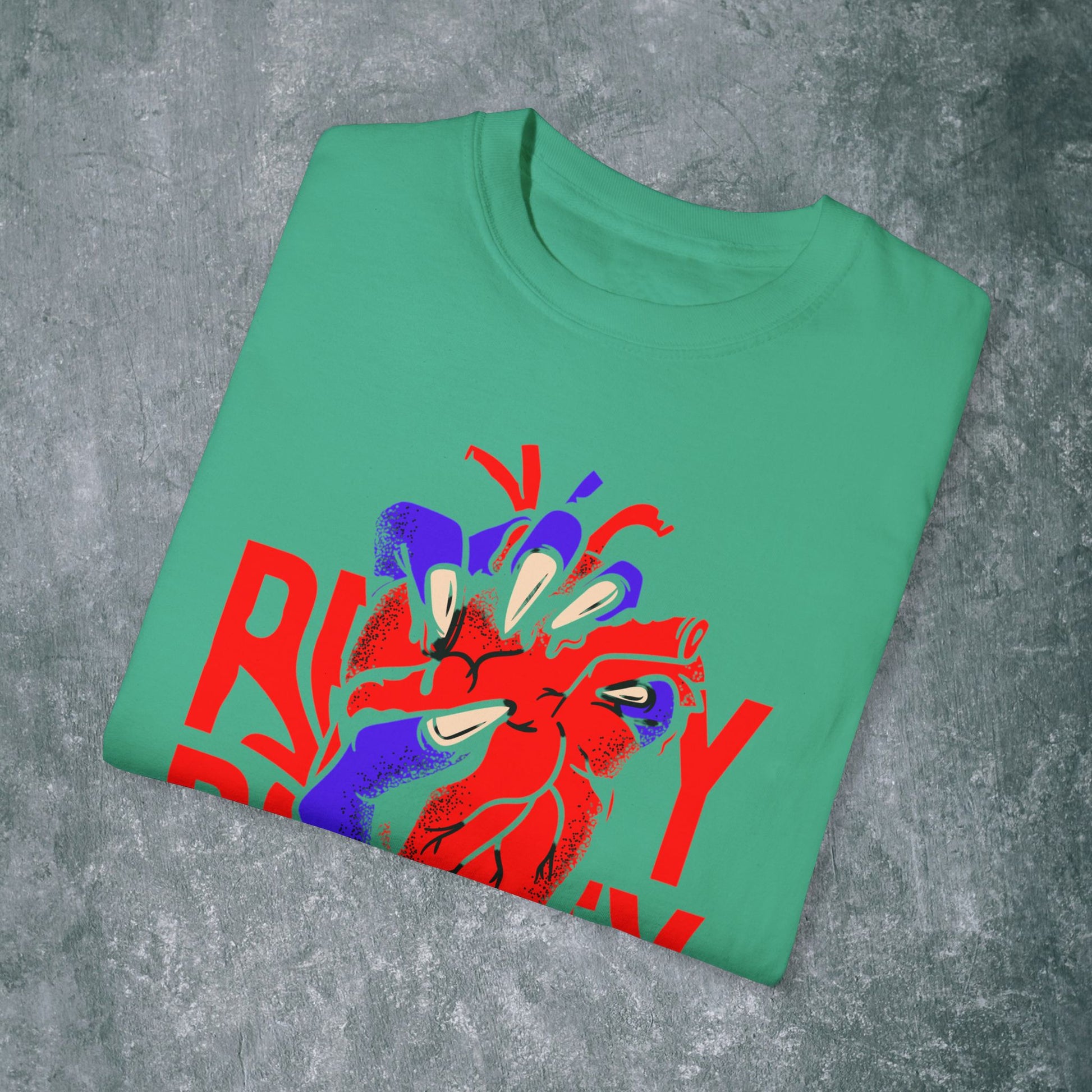 Vibrant Heart Unisex Garment-Dyed T-Shirt