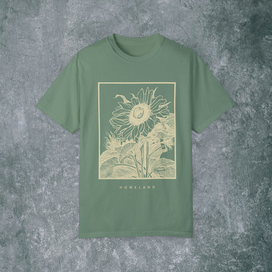Homeland Floral Unisex Garment-Dyed T-Shirt