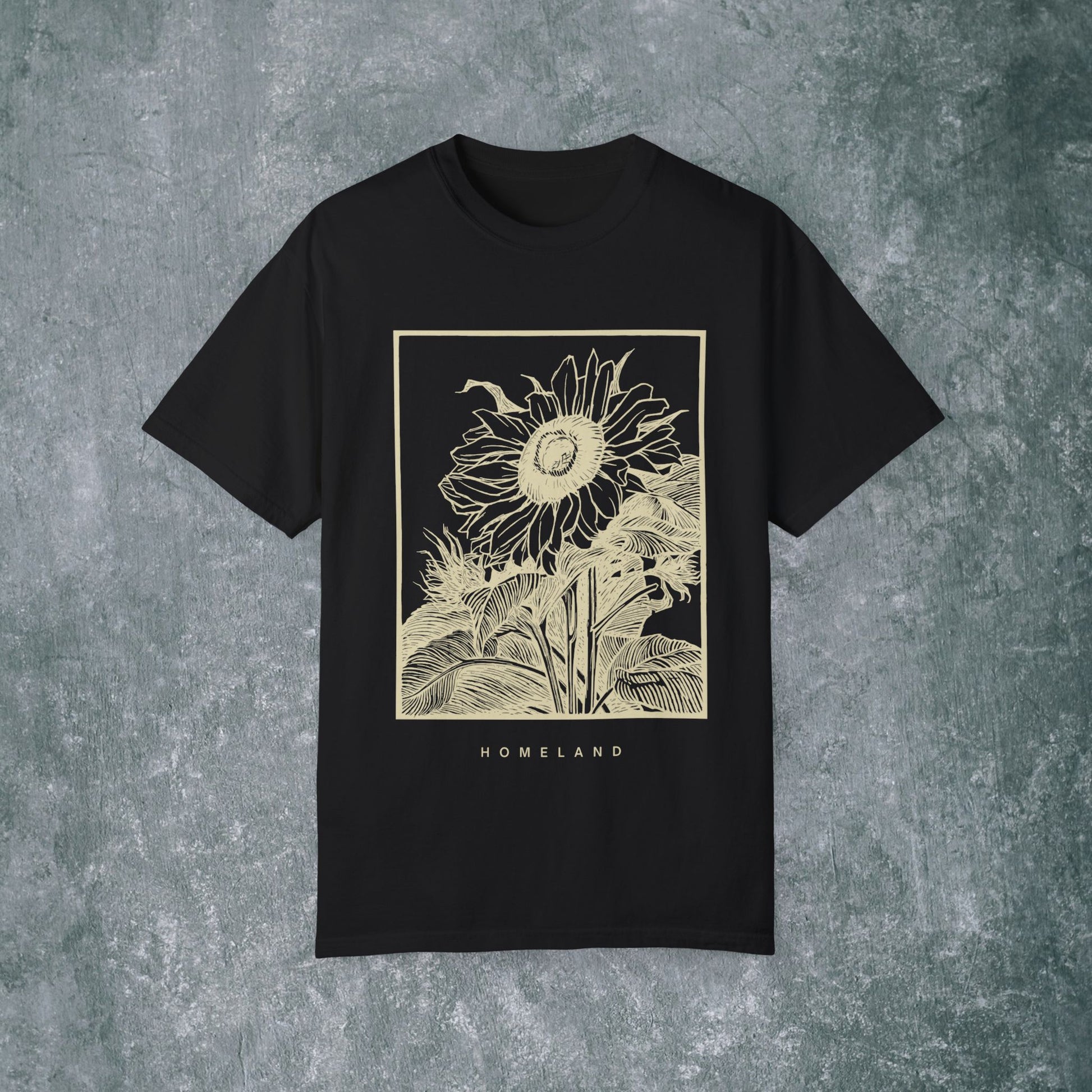 Homeland Floral Unisex Garment-Dyed T-Shirt