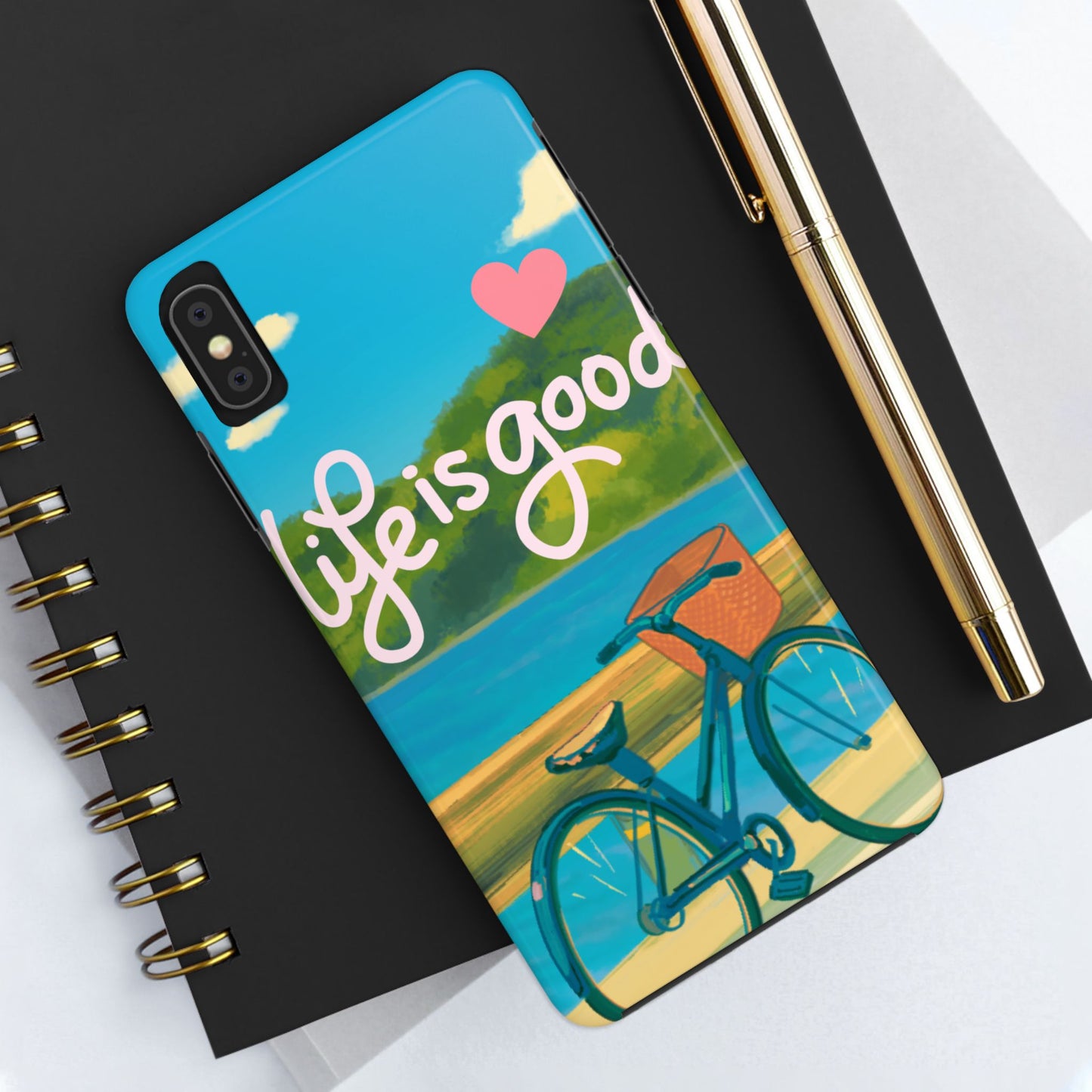 Vibrant Bicycle Design - Phone Case