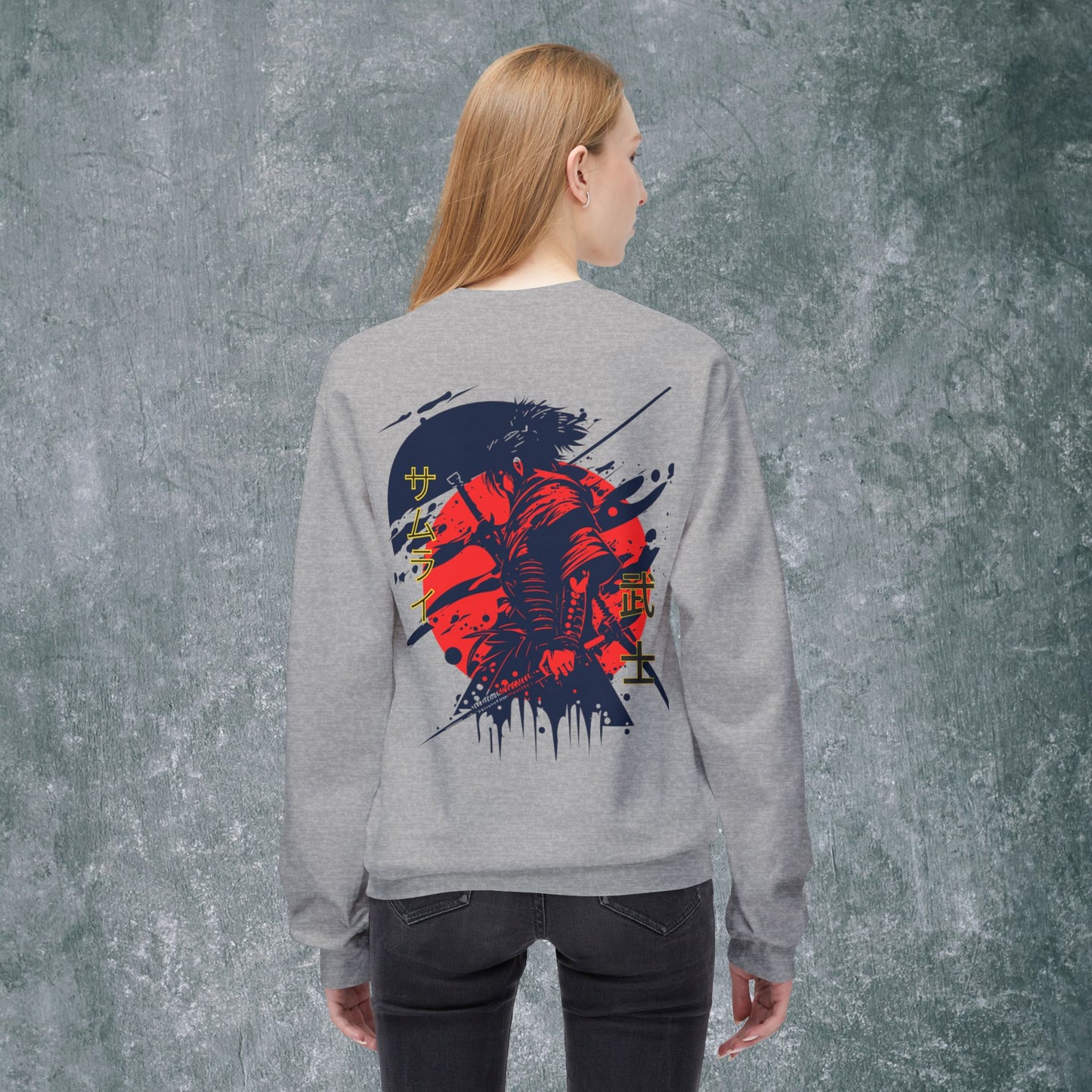 Samurai Graphic Crewneck Sweatshirt