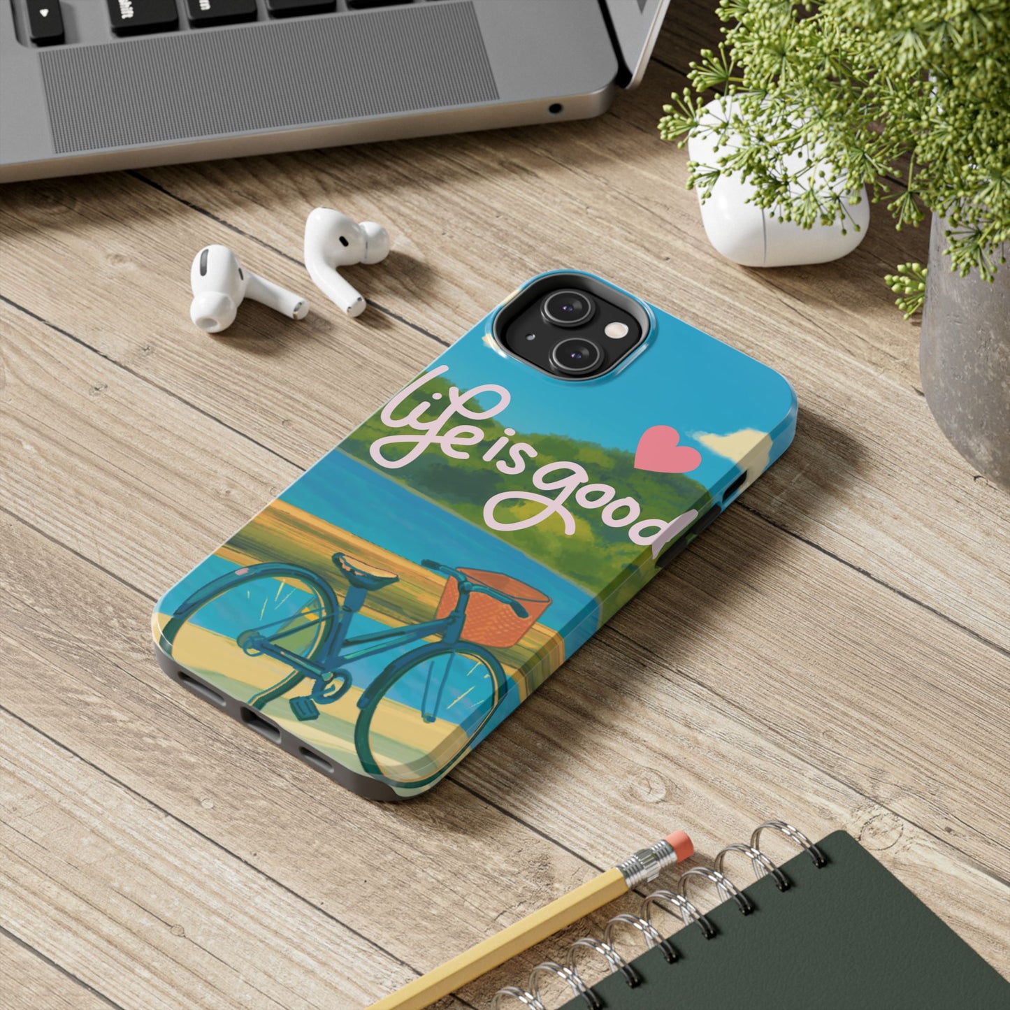 Vibrant Bicycle Design - Phone Case
