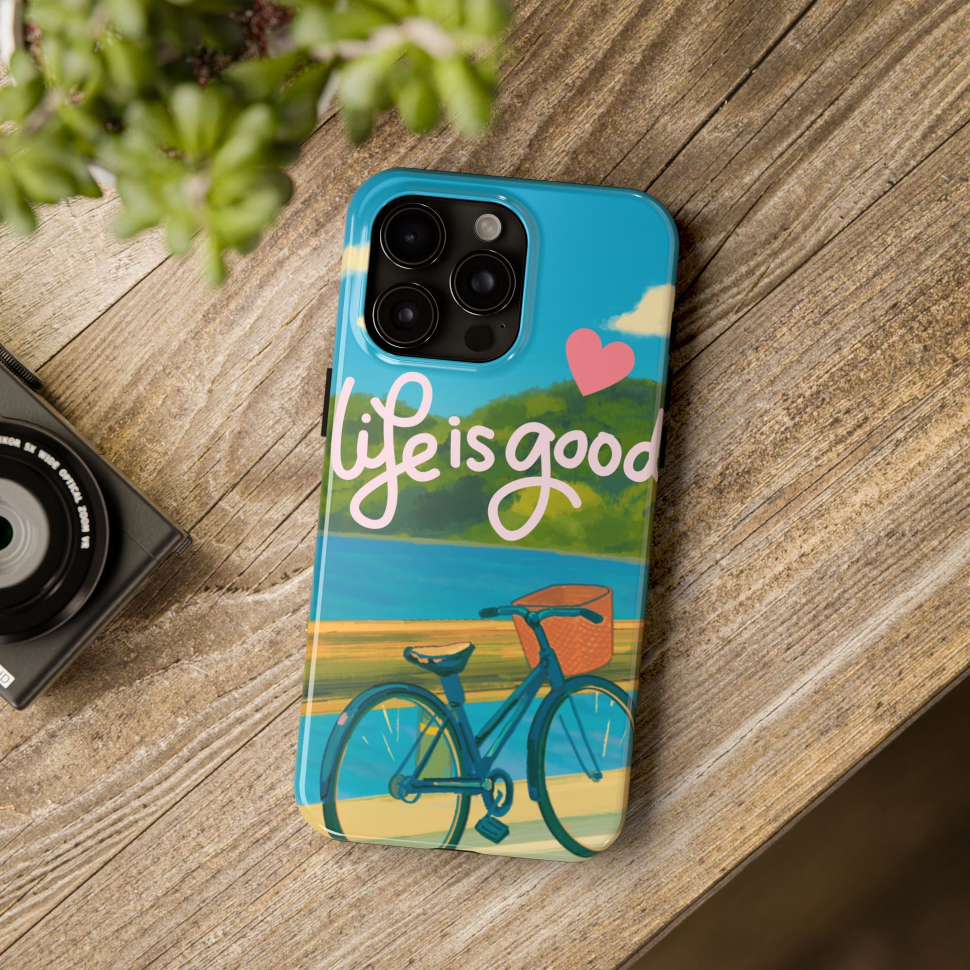 Vibrant Bicycle Design - Phone Case