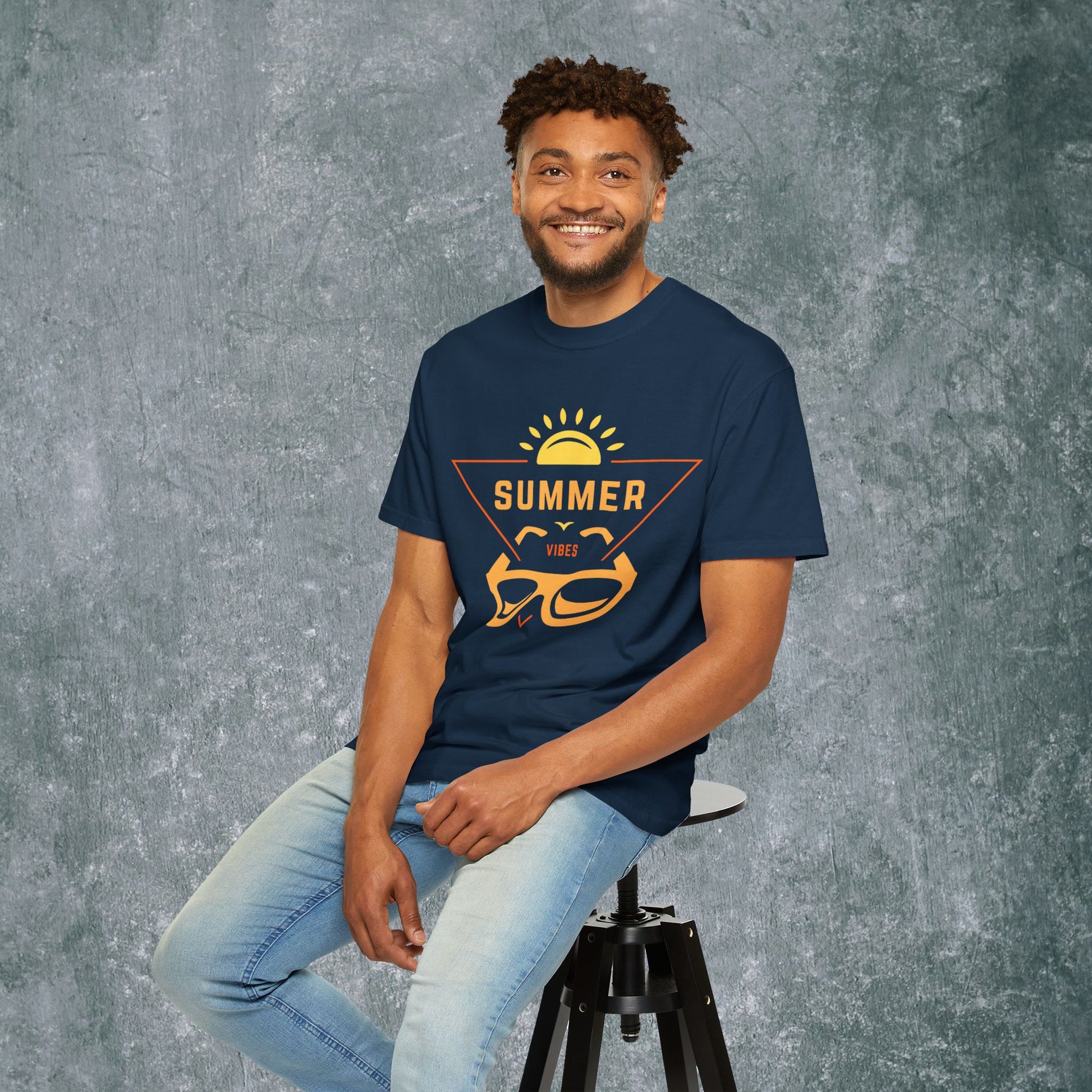 Summer Vibes Unisex Garment-Dyed T-Shirt