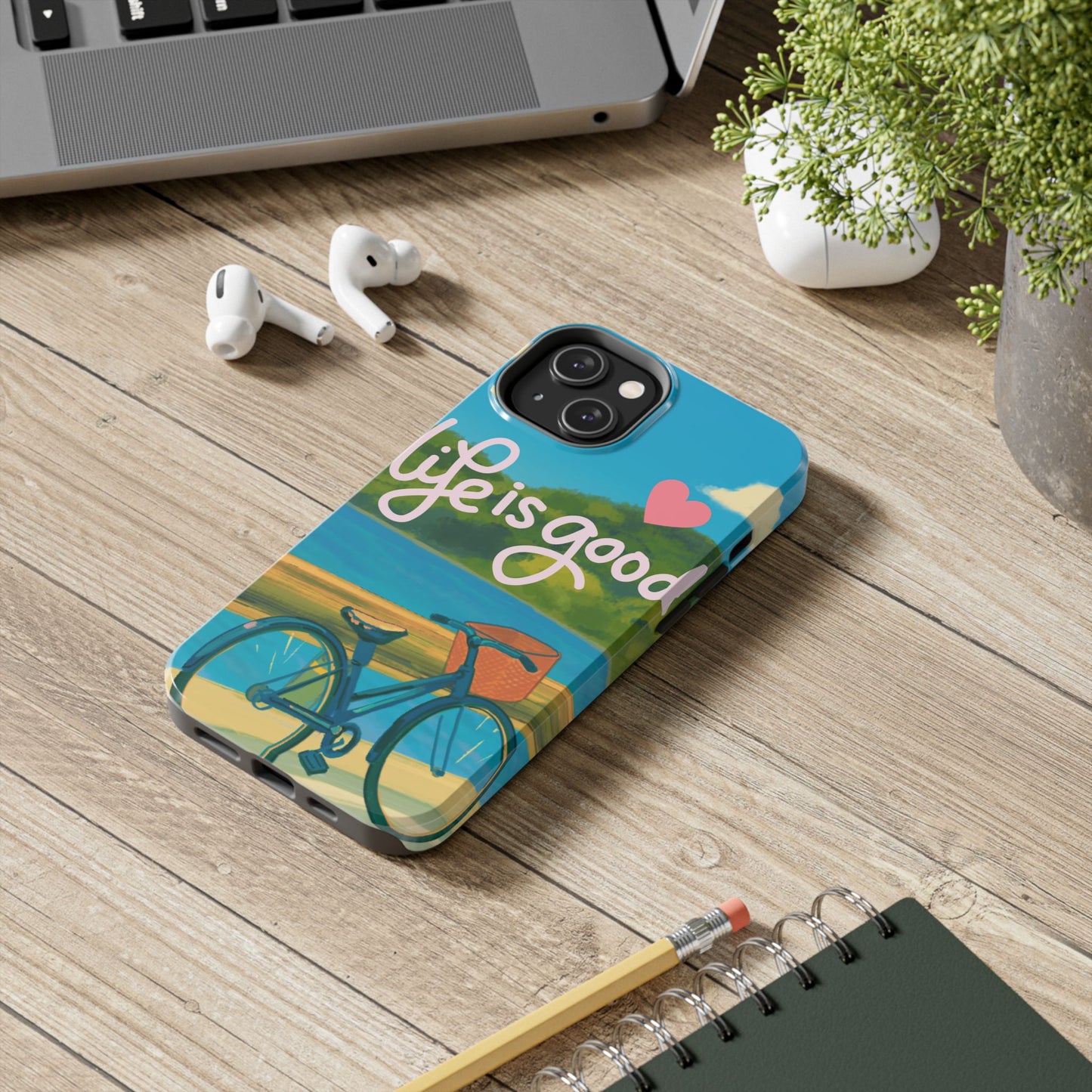 Vibrant Bicycle Design - Phone Case