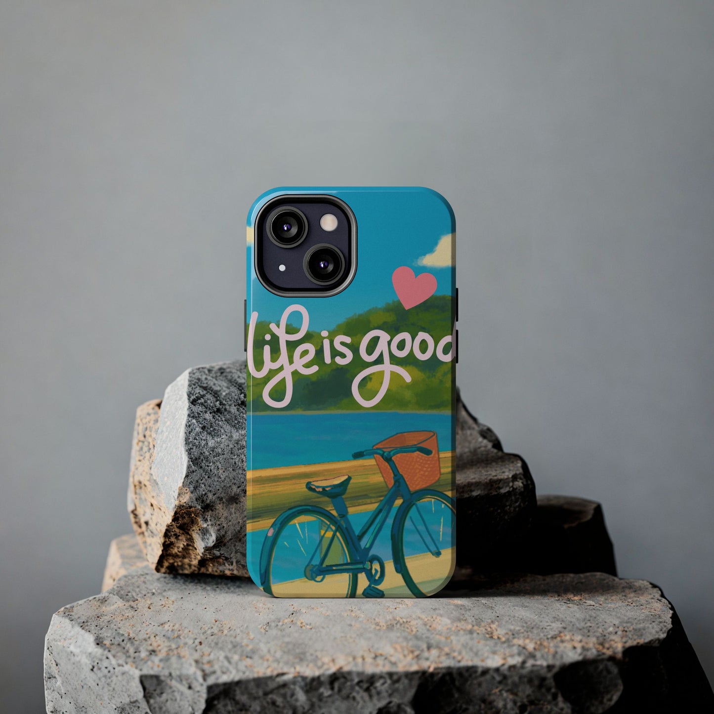Vibrant Bicycle Design - Phone Case