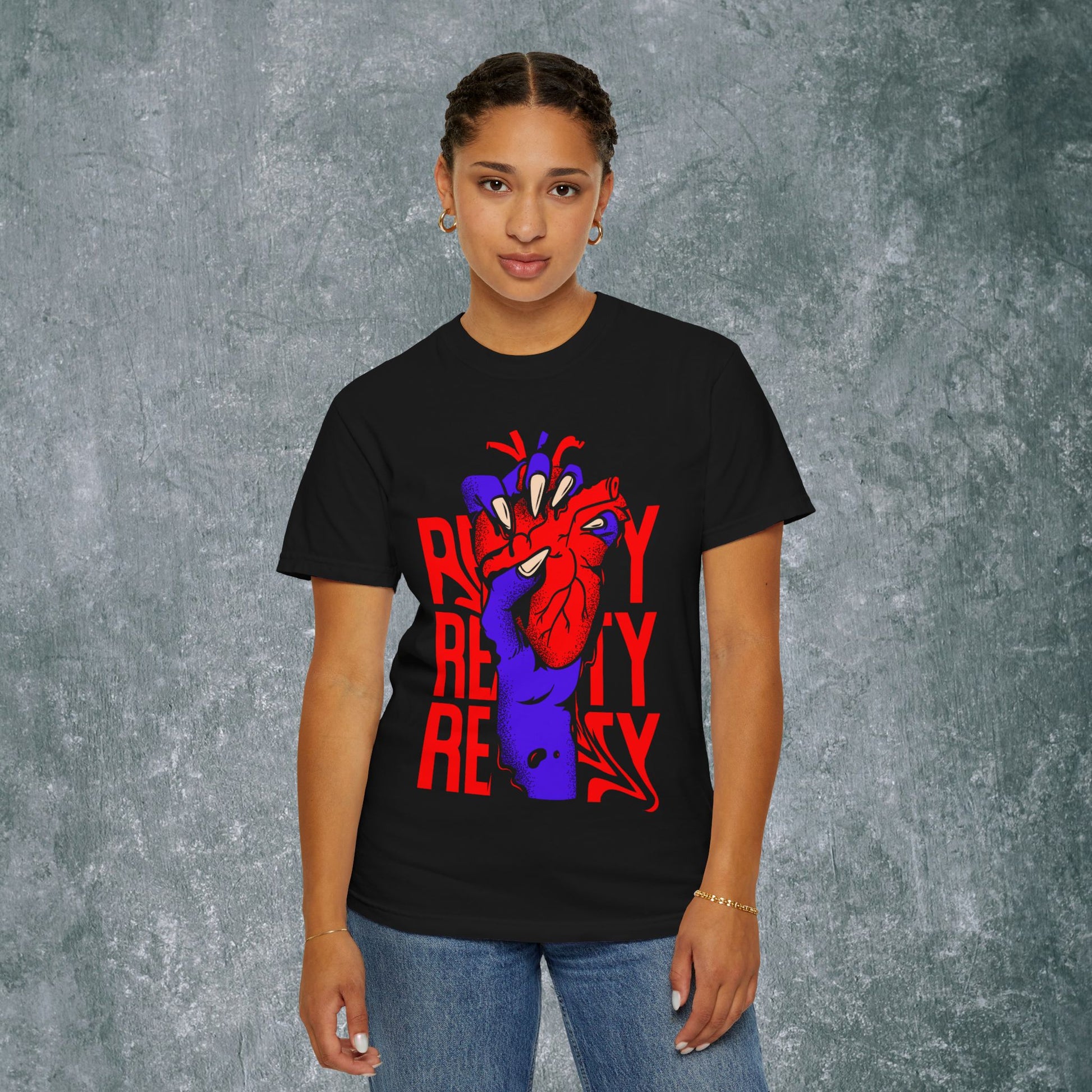 Vibrant Heart Unisex Garment-Dyed T-Shirt