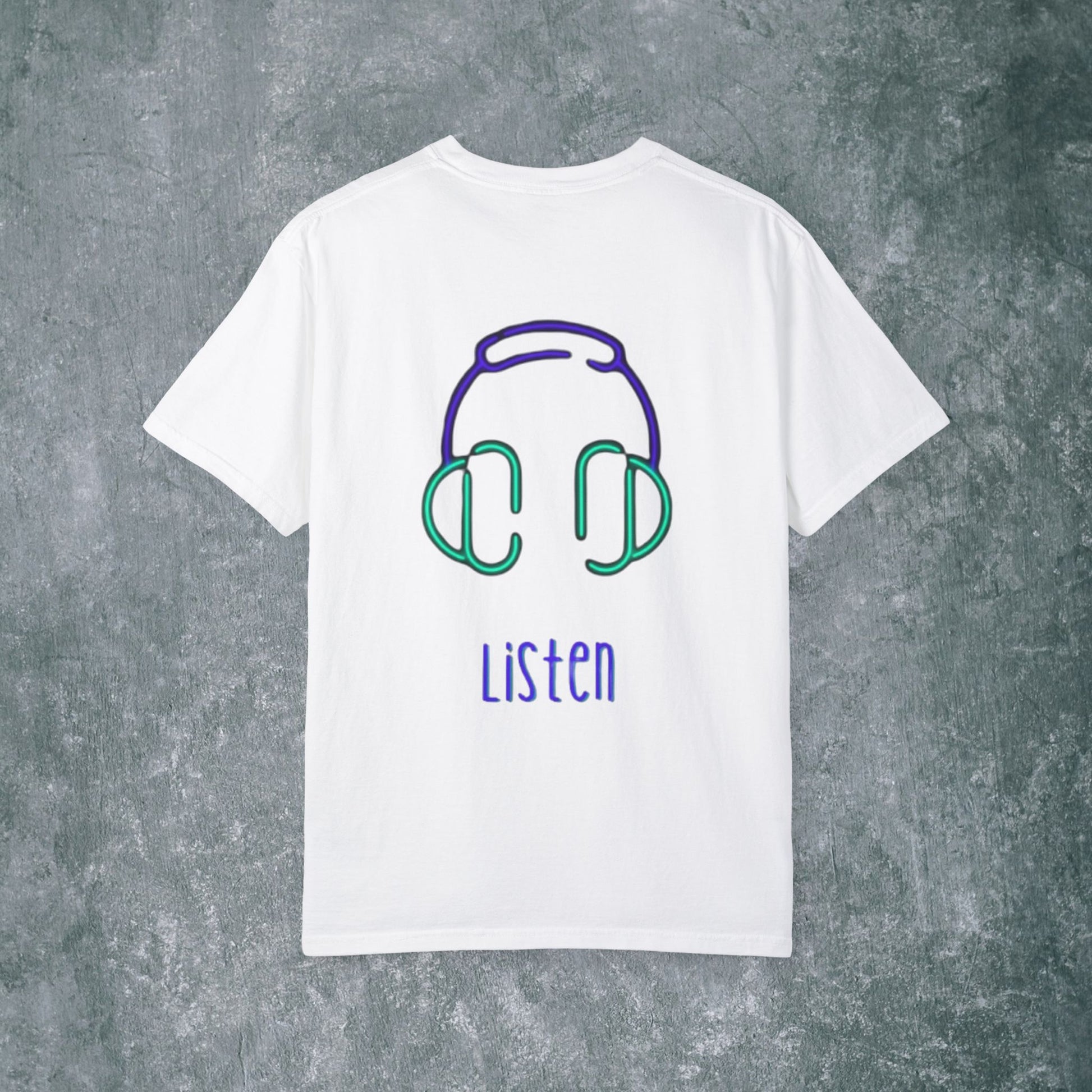 Sound Up T-Shirt for Music Lovers - With Back Print