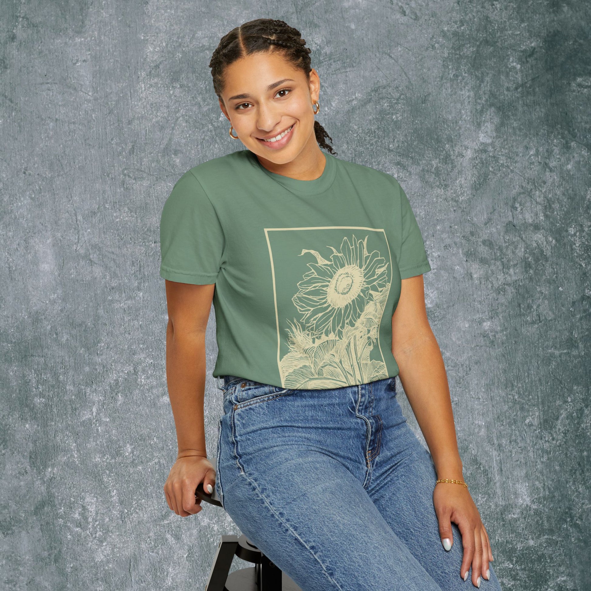 Homeland Floral Unisex Garment-Dyed T-Shirt