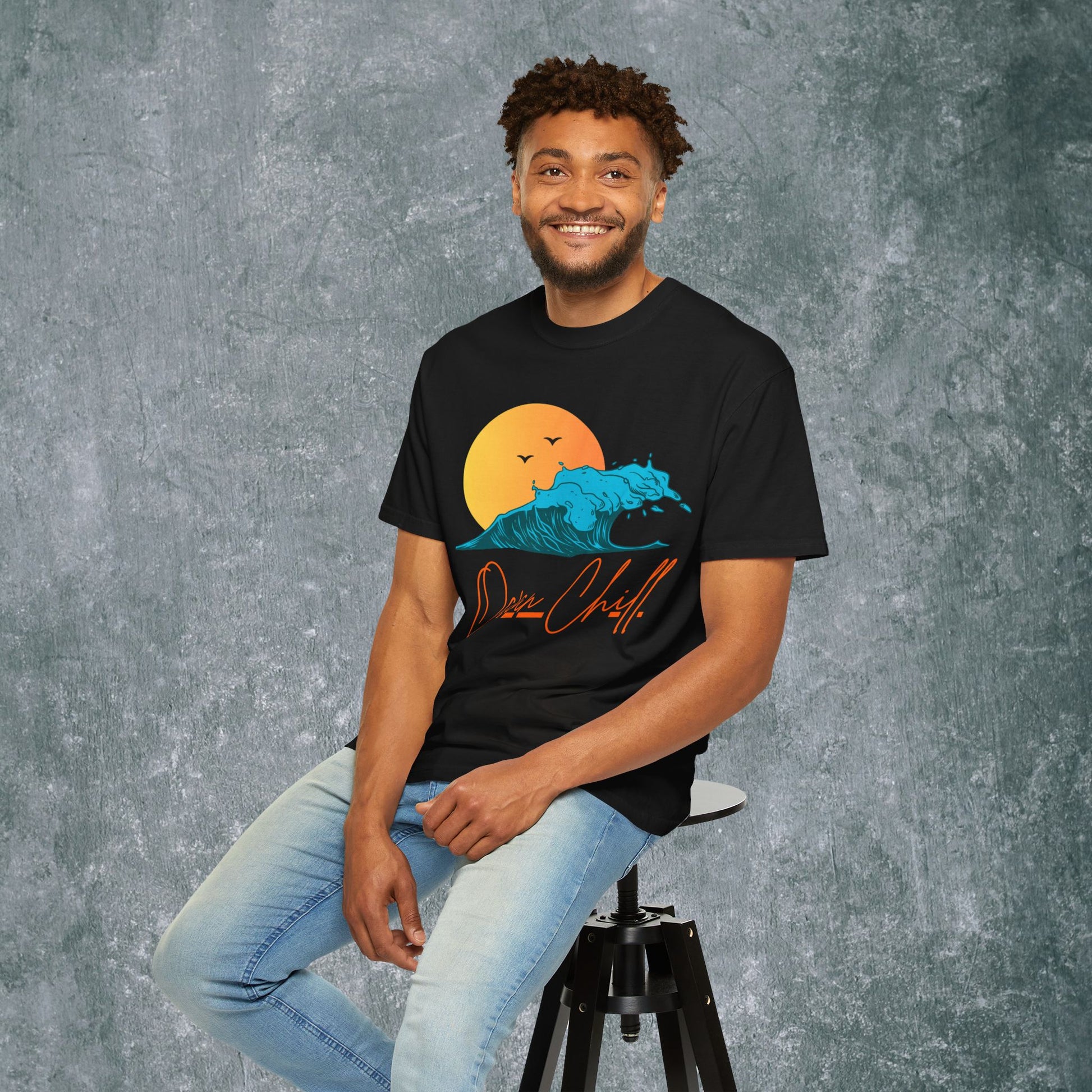 Ocean Chill Unisex Garment-Dyed T-shirt - Perfect Summer Vibe