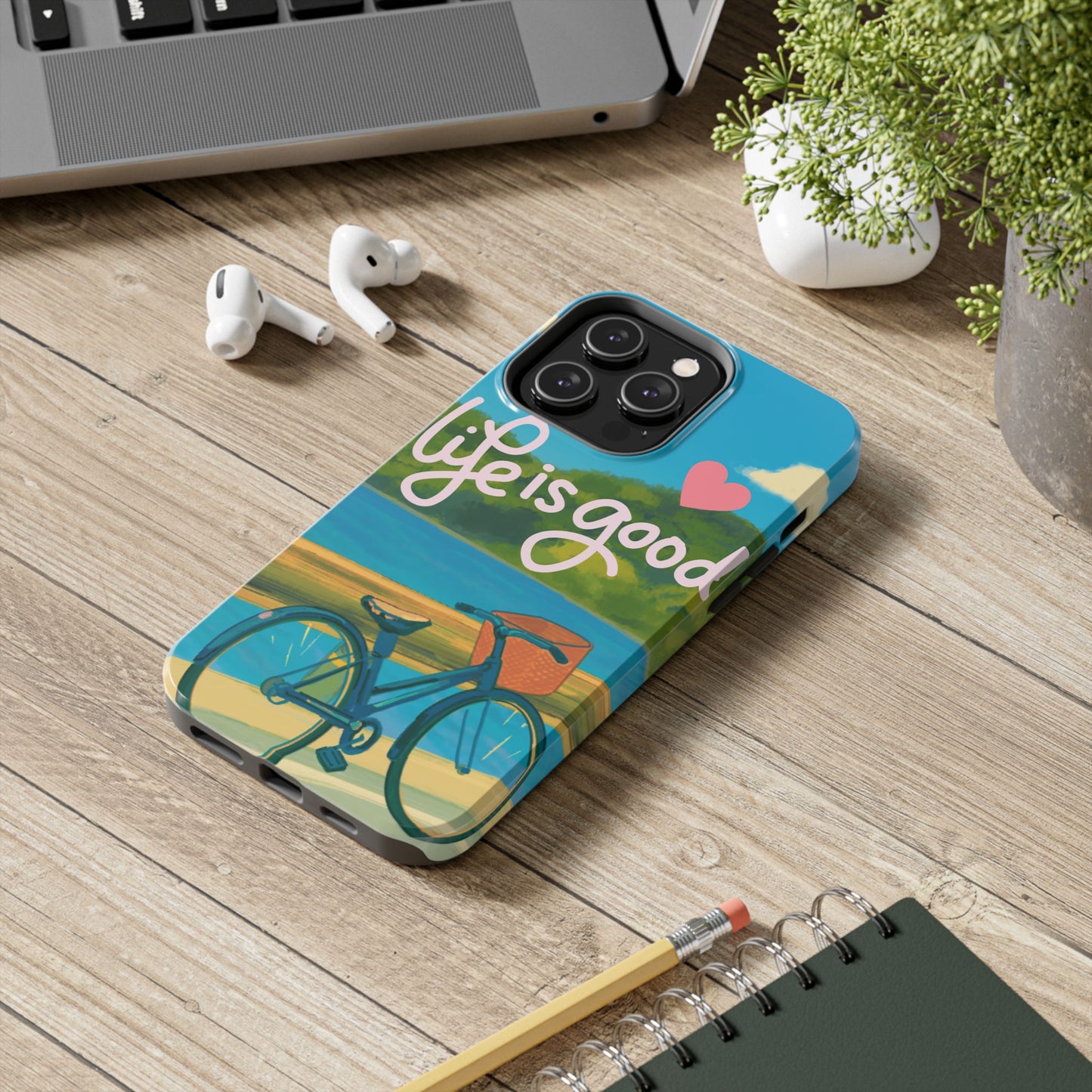 Vibrant Bicycle Design - Phone Case
