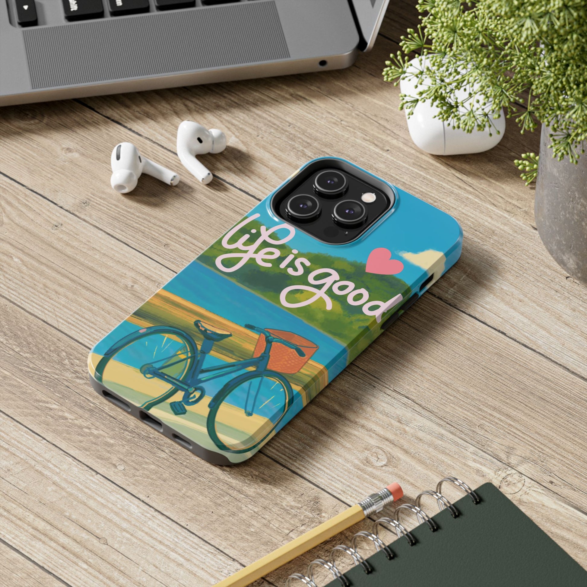 Vibrant Bicycle Design - Phone Case