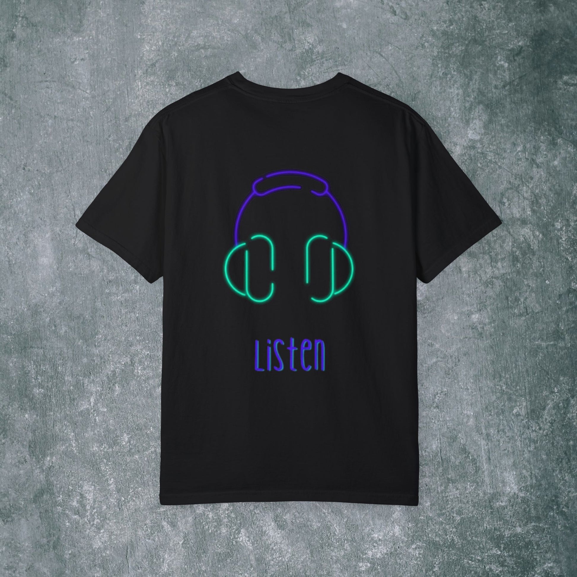 Sound Up T-Shirt for Music Lovers - With Back Print